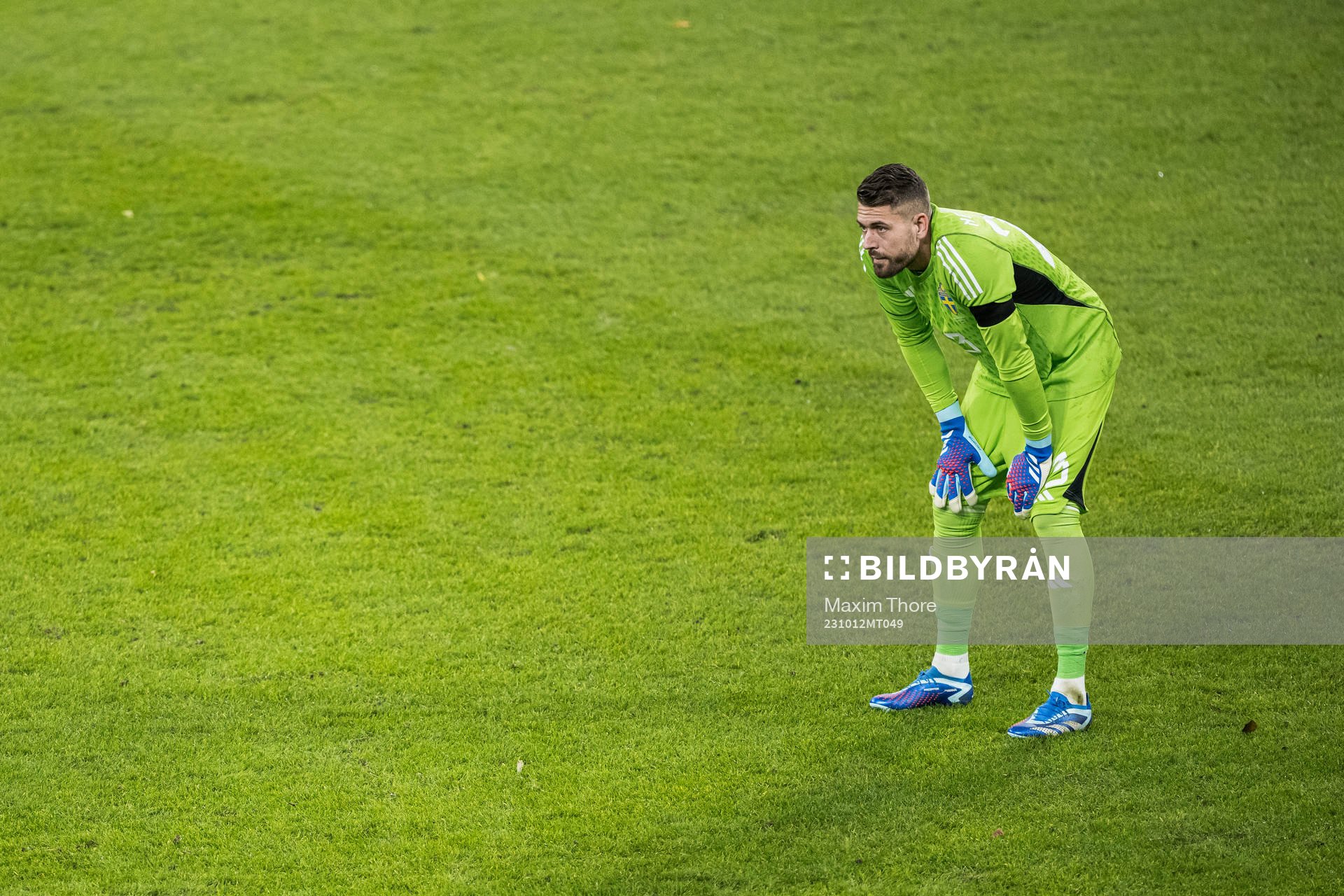 Kristoffer Nordfeldt of Sweden looks dejected