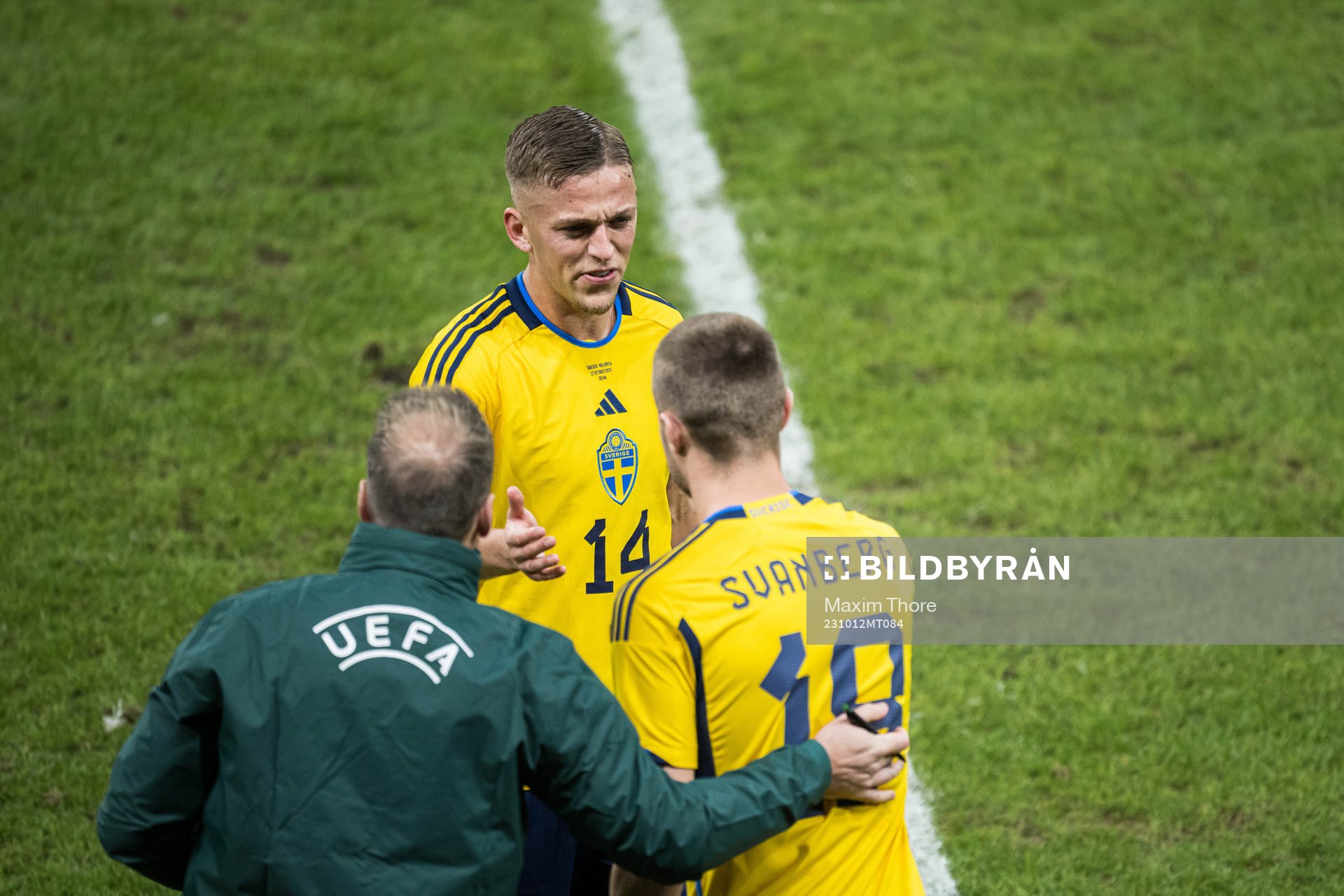 Jesper Karlsson and Mattias Svanberg of Sweden