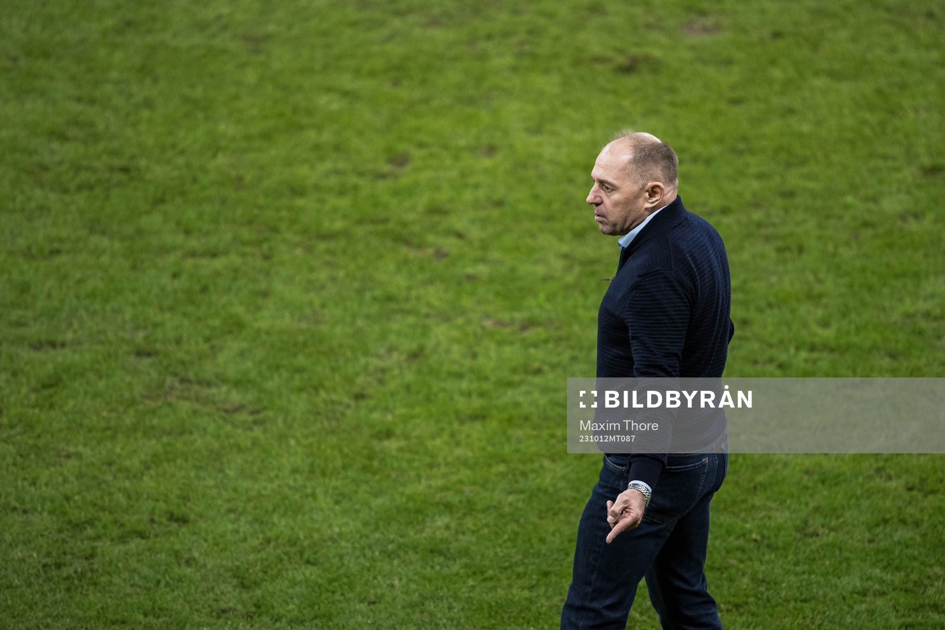 Head coach Clescenco Serghei of Moldova