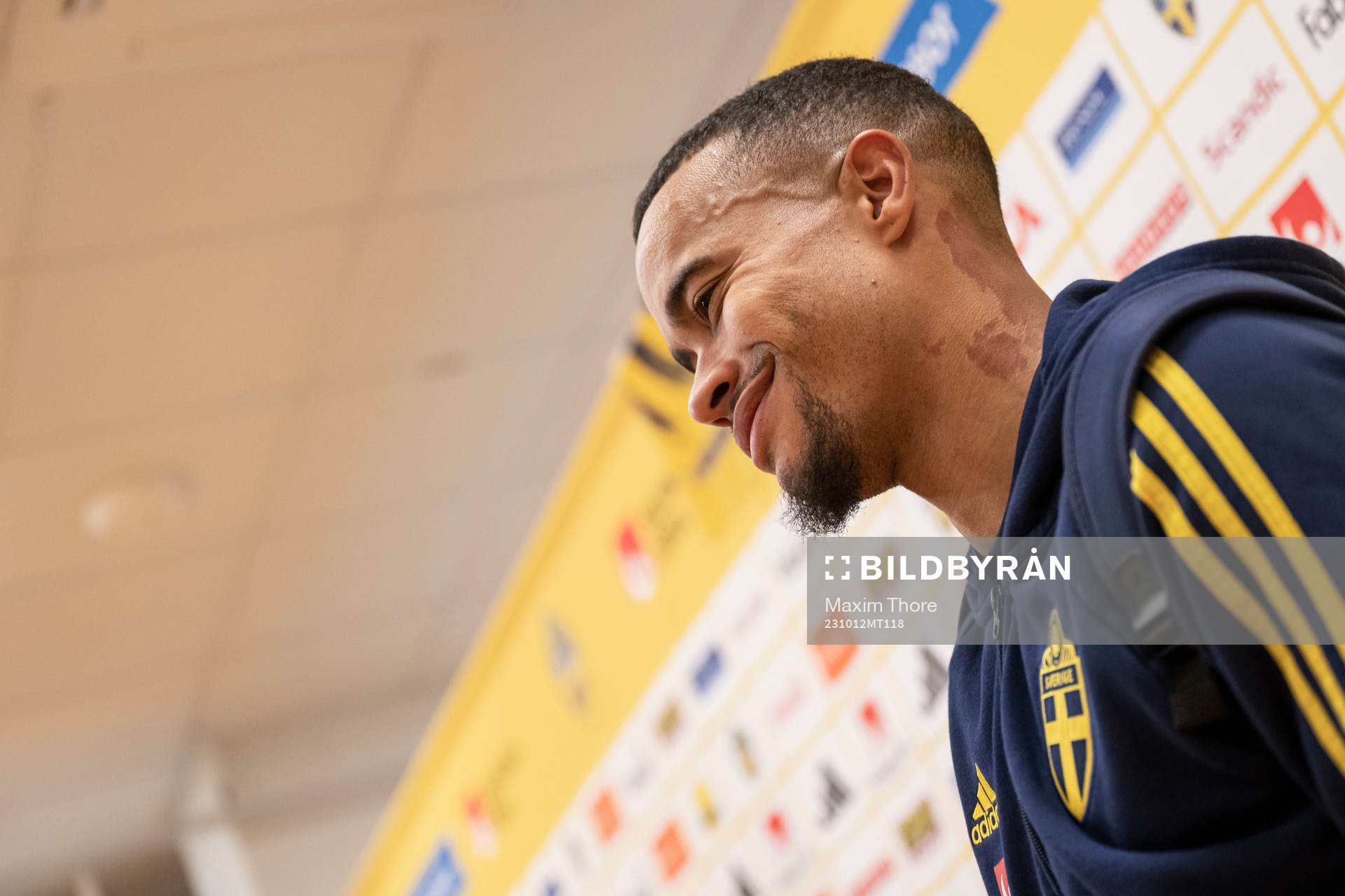 Robin Quaison of Sweden