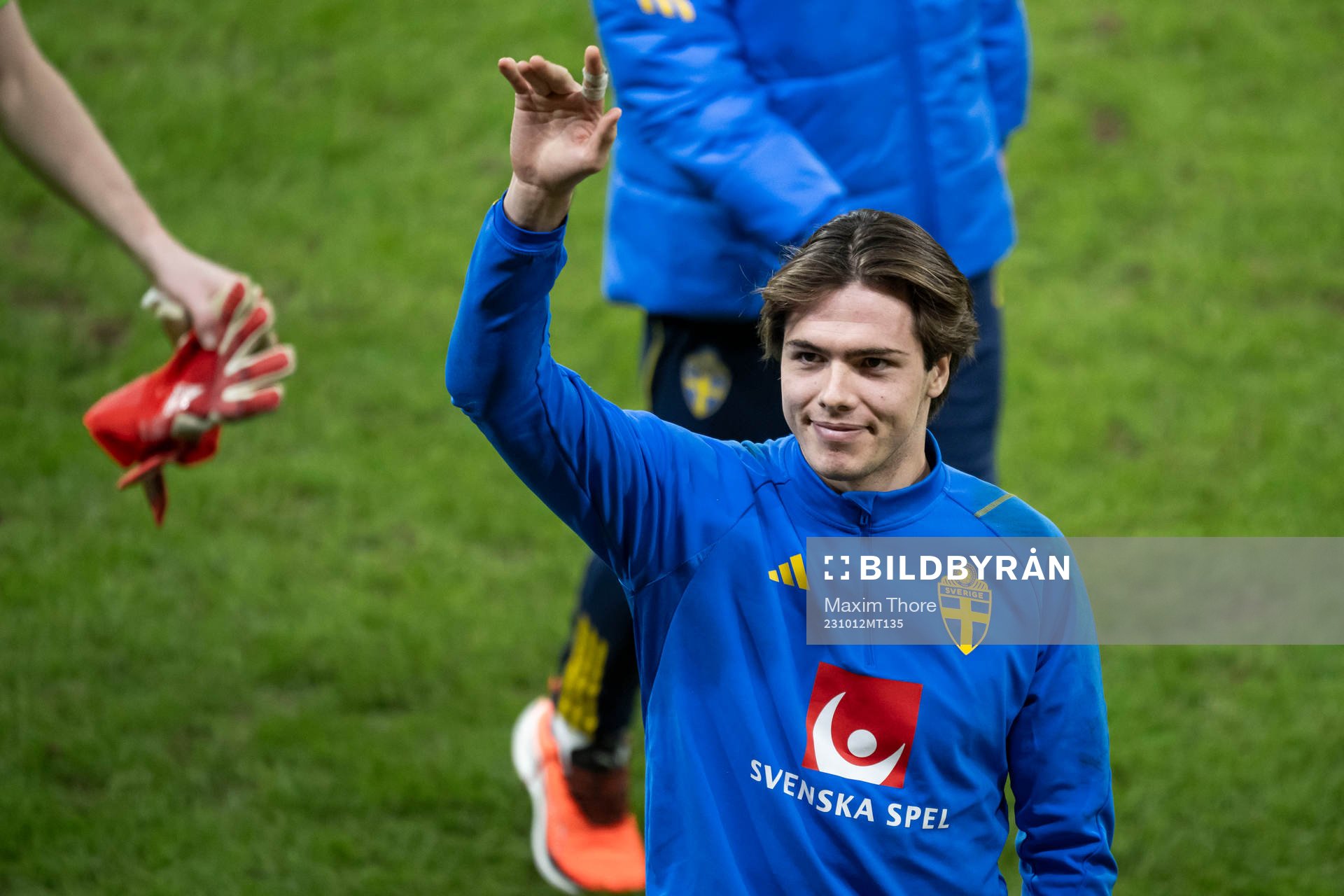 Goalkeeper Jacob Widell Zetterström of Sweden