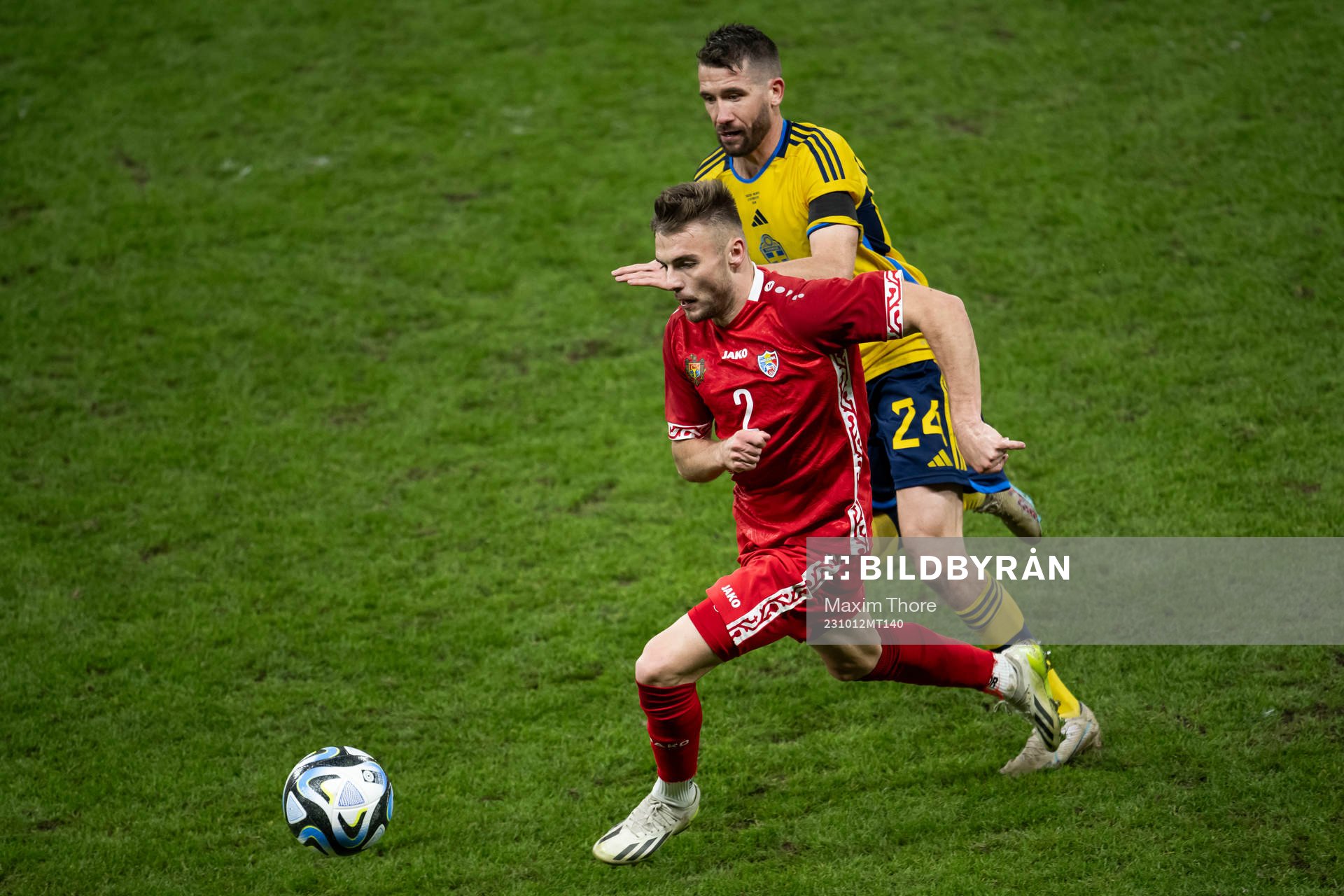 Oleg Reabciuc of Moldova and Marcus Rohdén of Sweden