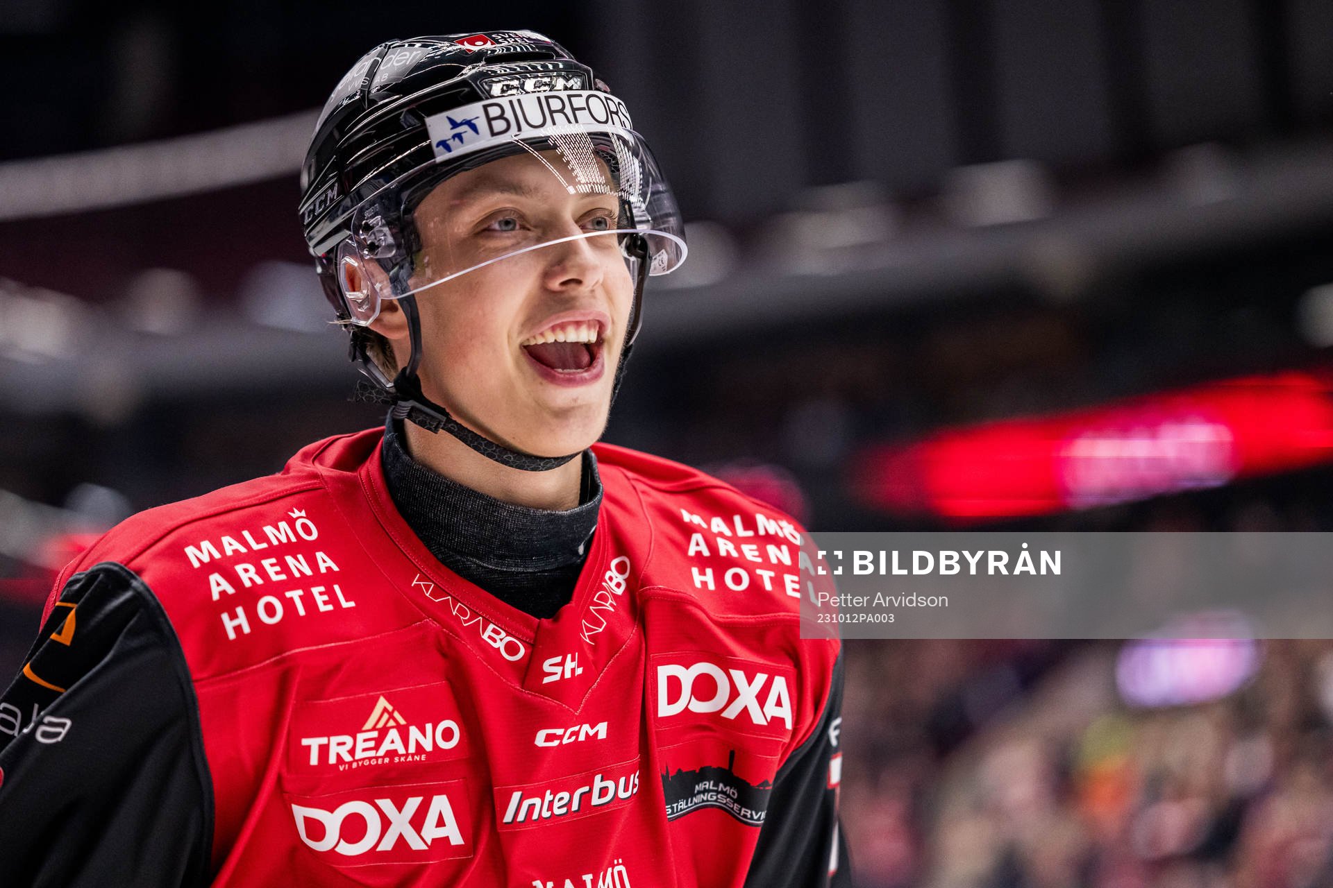 IF Malmö Redhawks William Von Barnekow jublar