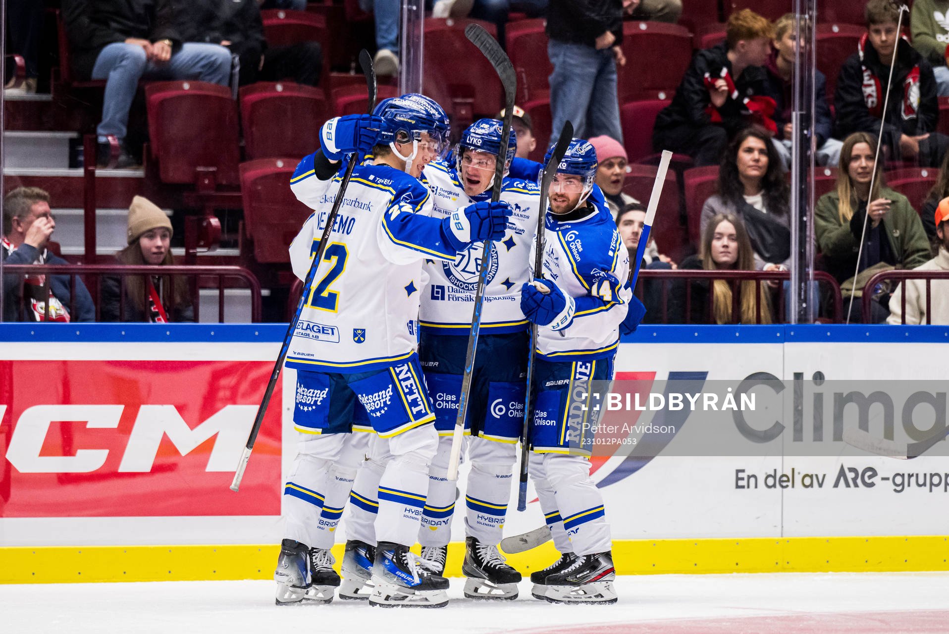 Leksands Patrik Noren jublar