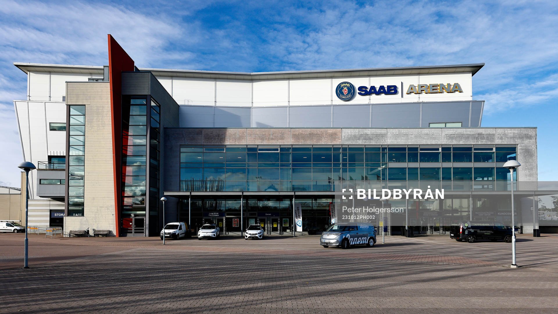 SAAB Arena före ishockeymatchen i SHL mellan Linköping