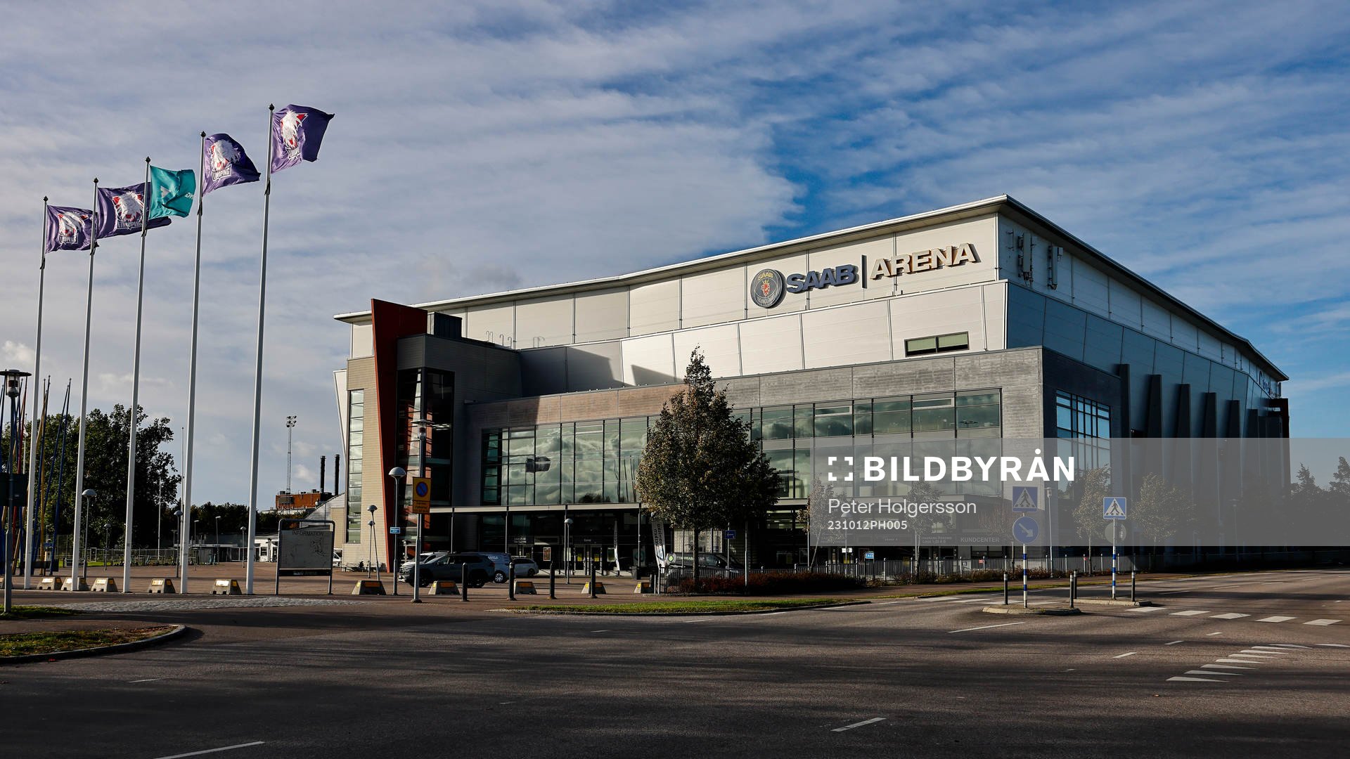 SAAB Arena före ishockeymatchen i SHL mellan Linköping