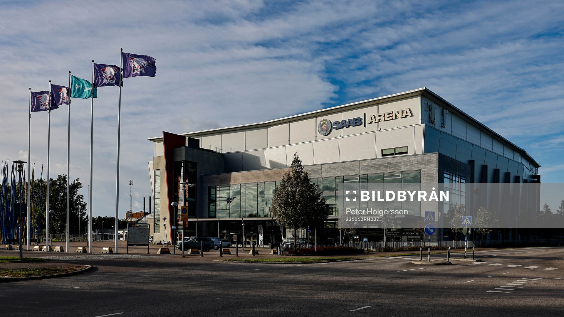 SAAB Arena före ishockeymatchen i SHL mellan Linköping