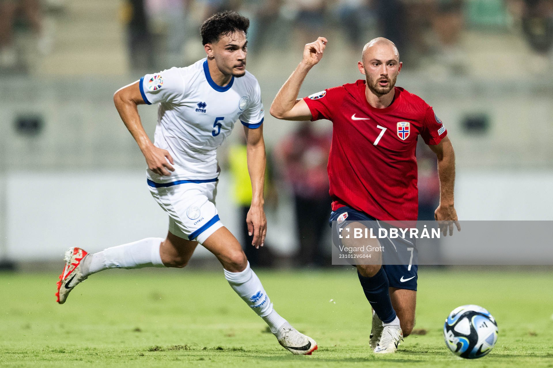 Charalampos Charalampous of Cyprus and Fredrik Aursnes of