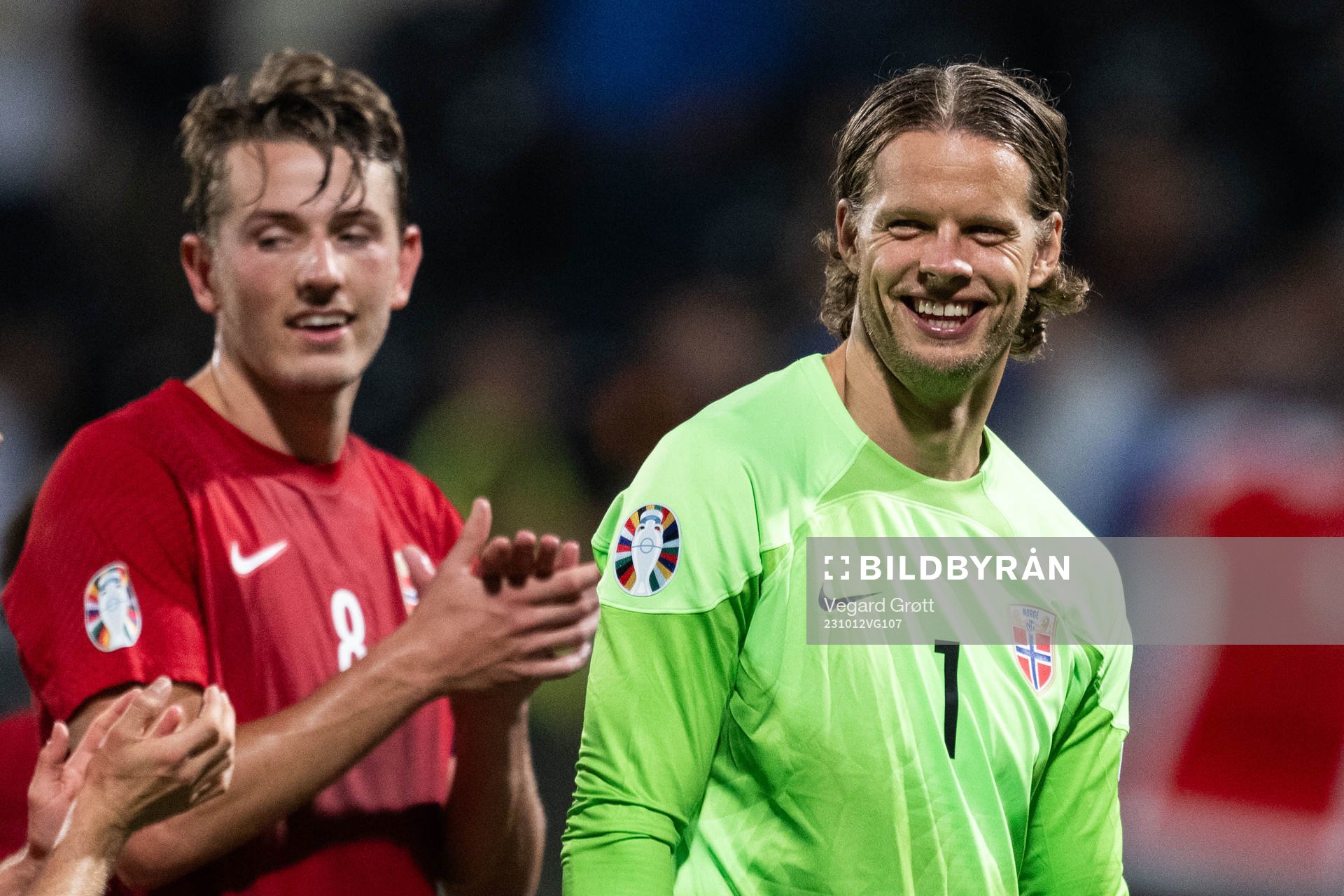 Goalkeeper Ørjan Håskjold Nyland of Norway
