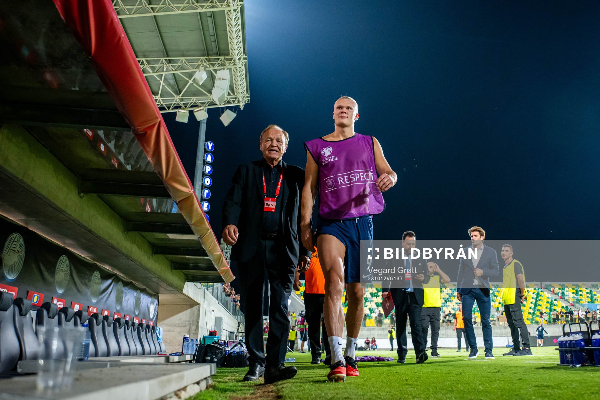 Geir Ellefsen, head of security of Norway, and Erling Braut