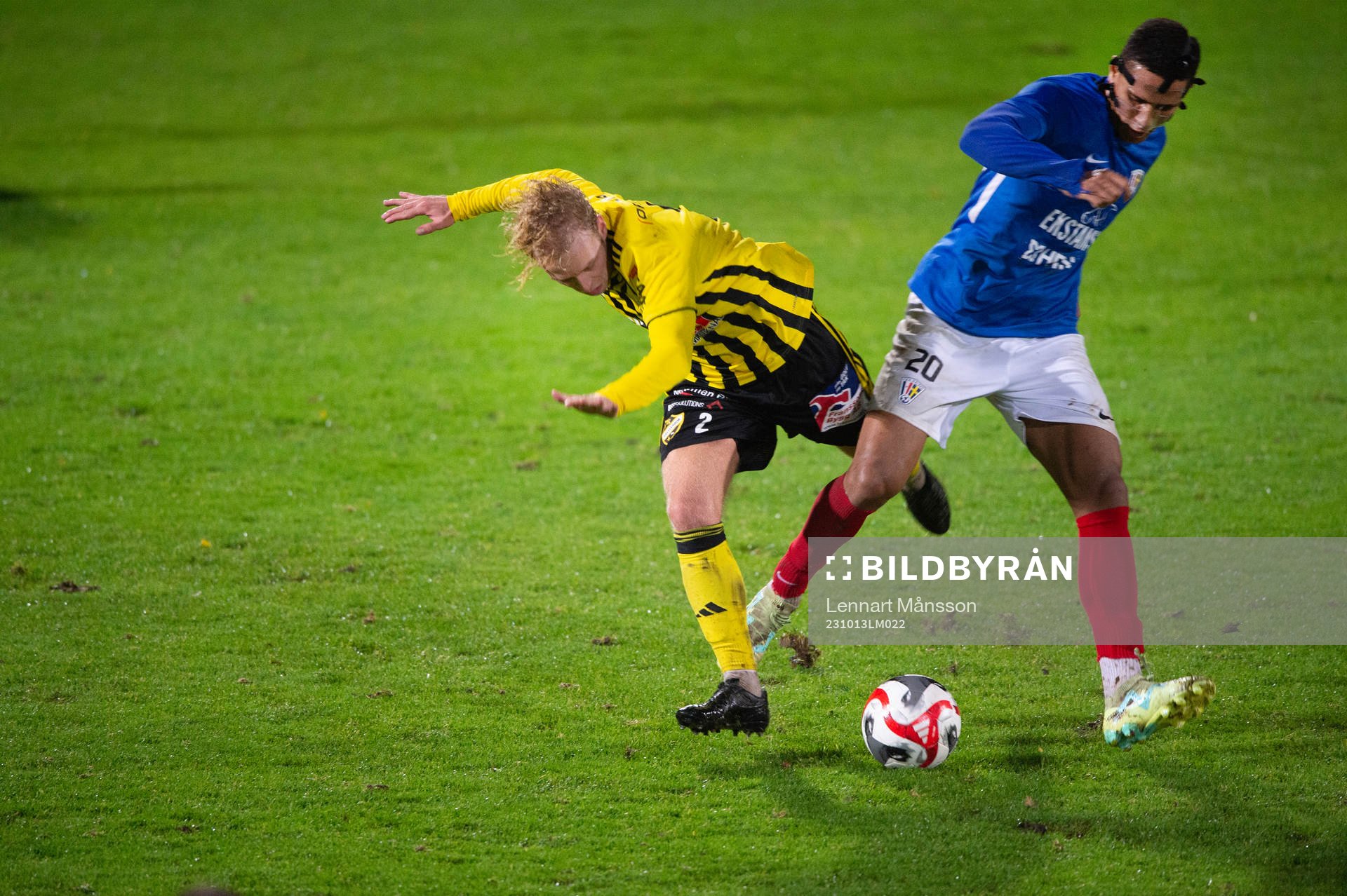 IFK Hässleholms Victor Holmberg i matchen i div. 2 mellan