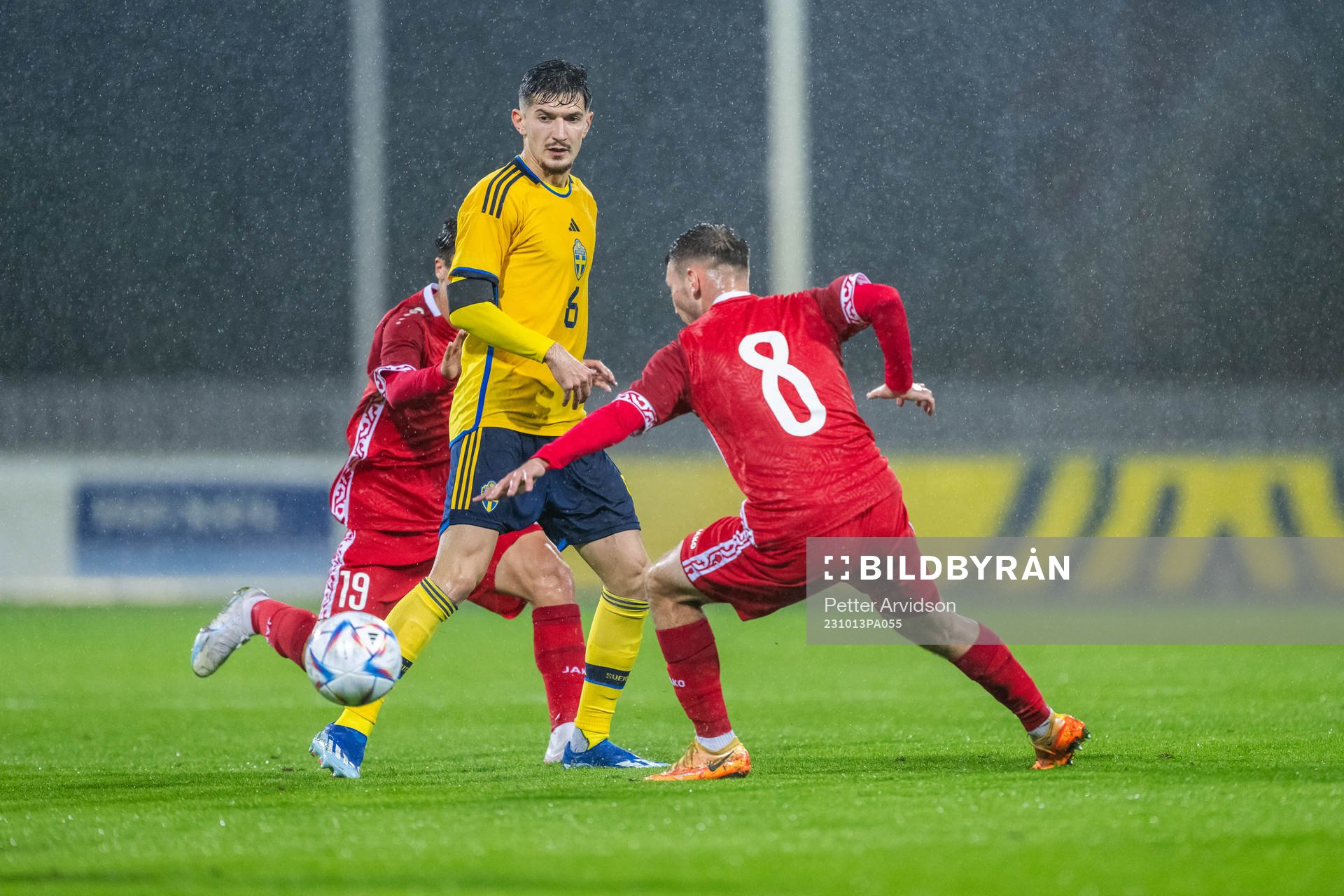 Armin Gigovic of Sweden and Vicu Bulmaga of Moldova