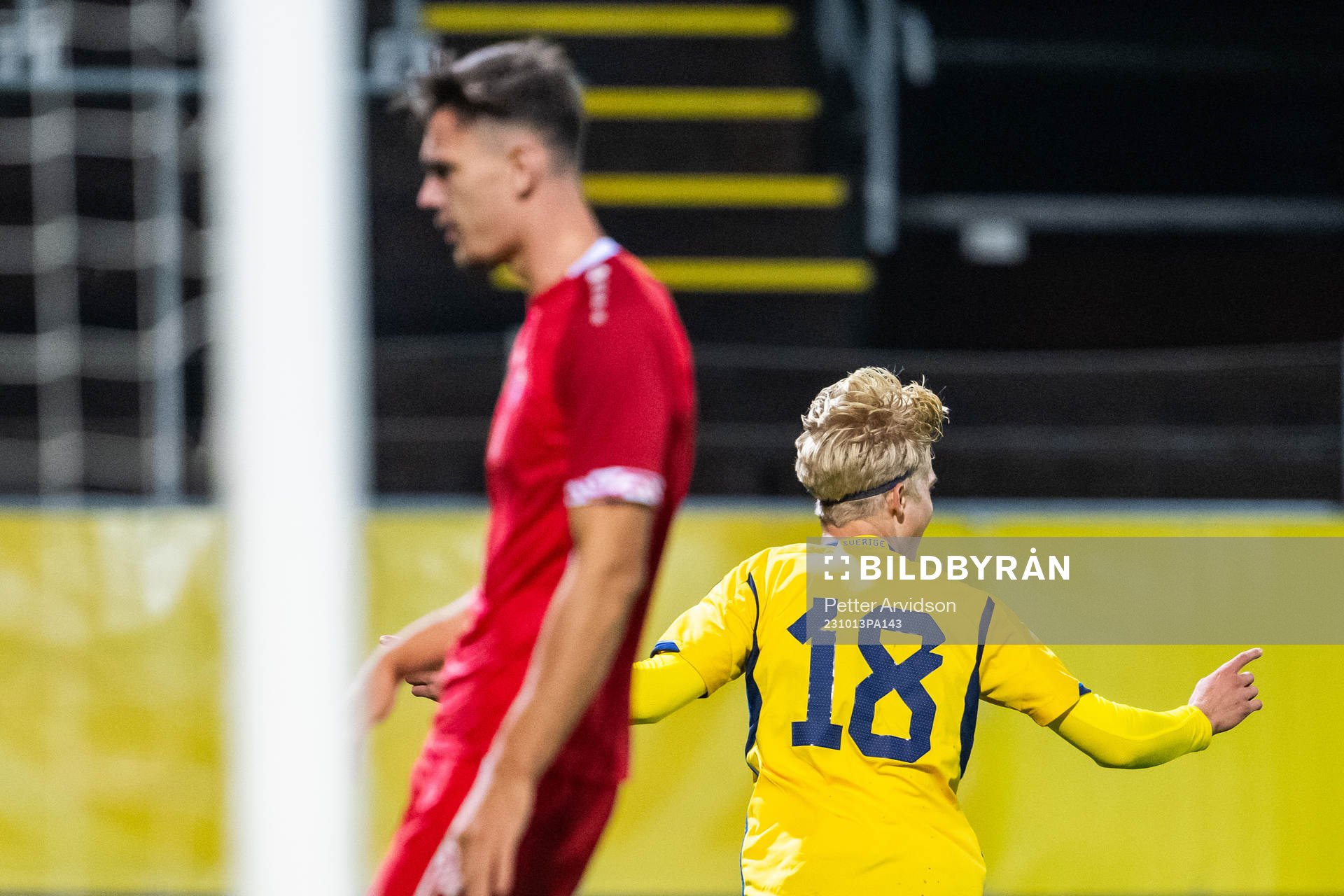 Lucas Bergvall of Sweden celebrates