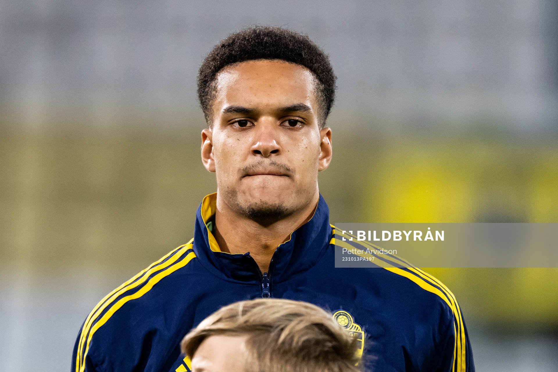 Goalkeeper Oliver Dovin of Sweden