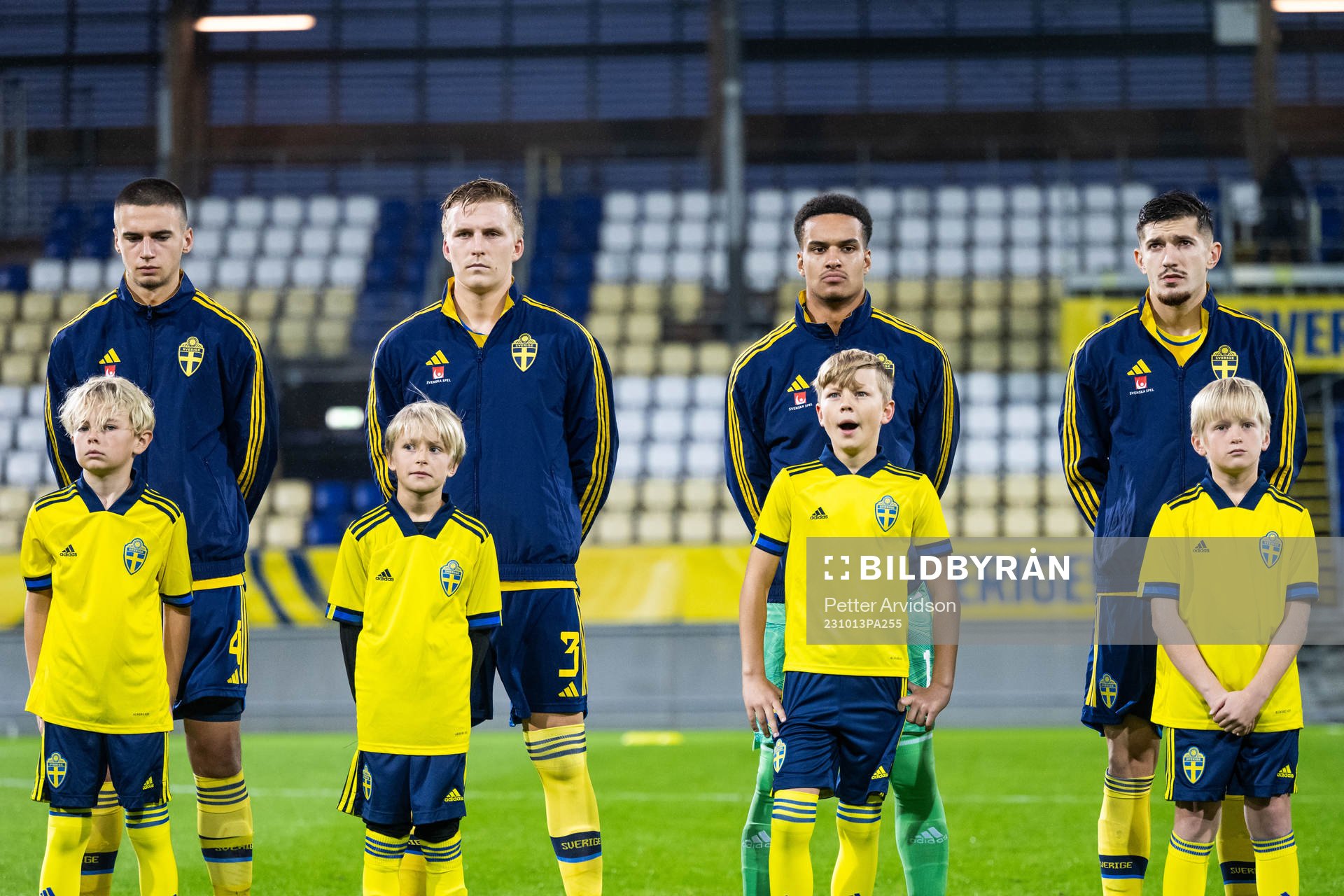Noah Eile, Casper Widell, goalkeeper Oliver Dovin and Armin