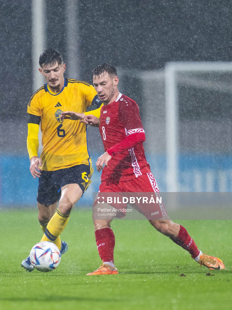 Armin Gigovic of Sweden and Vicu Bulmaga of Moldova