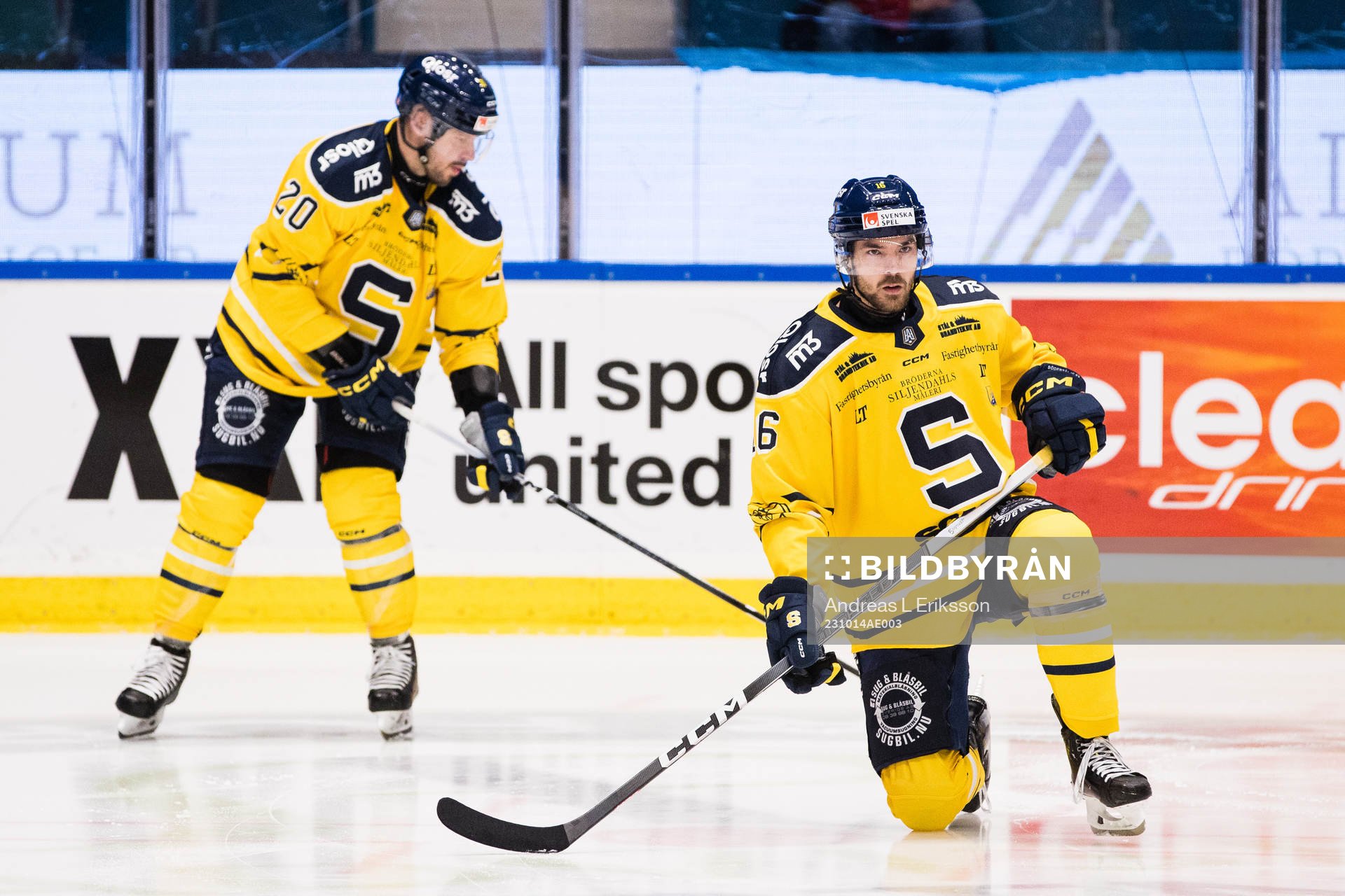 Södertäljes Marcus Eriksson och Veeti Vainio