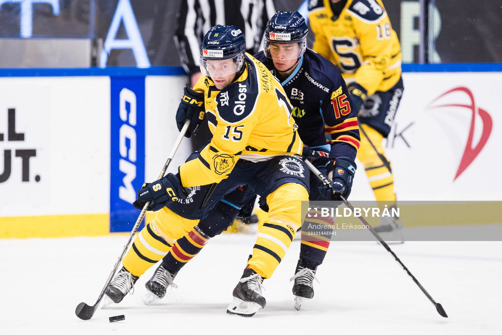 Södertäljes Albin Carlson och Djurgårdens Frederik