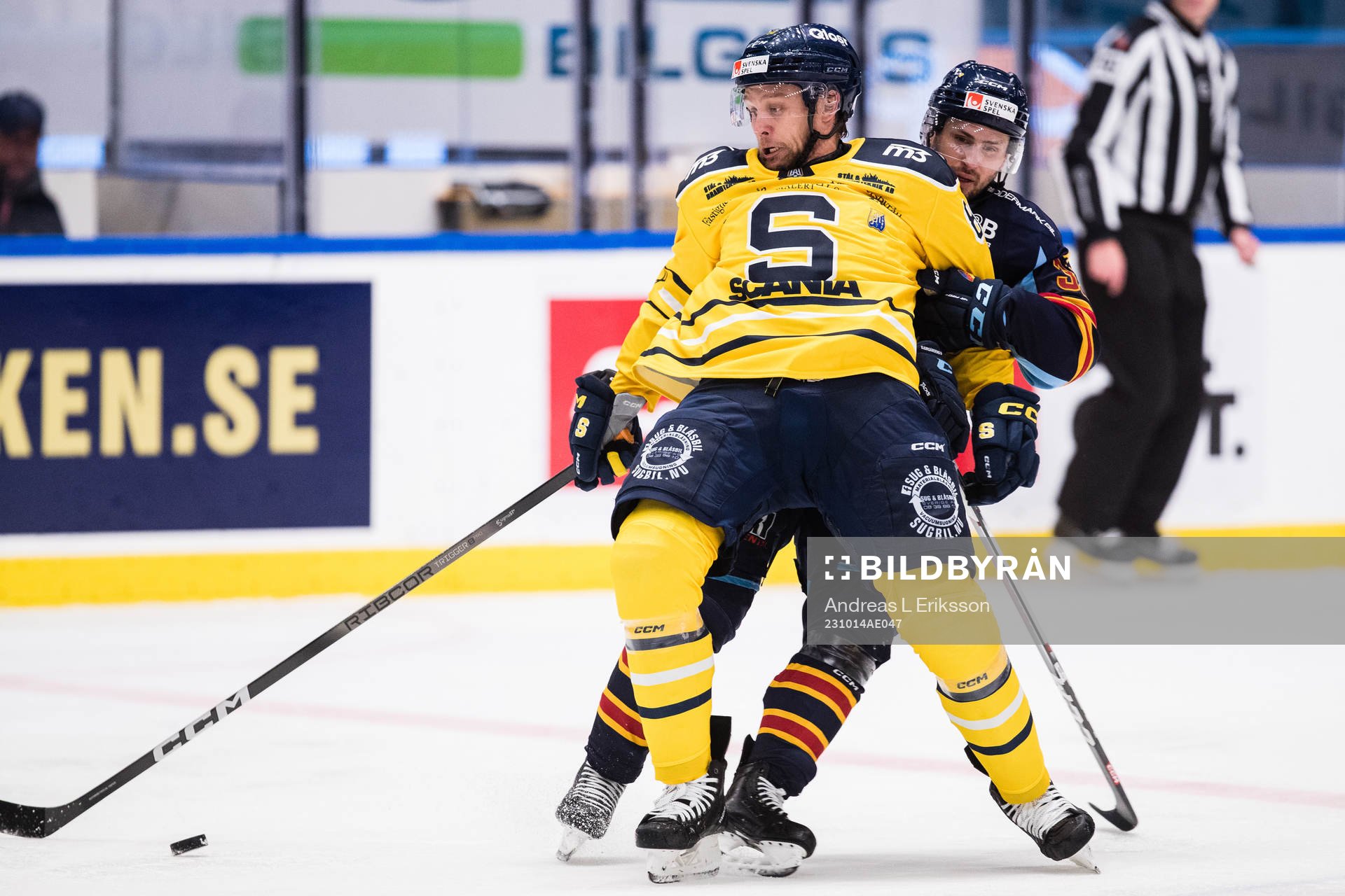 Södertäljes Ludwig Blomstrand och Djurgårdens Marcus