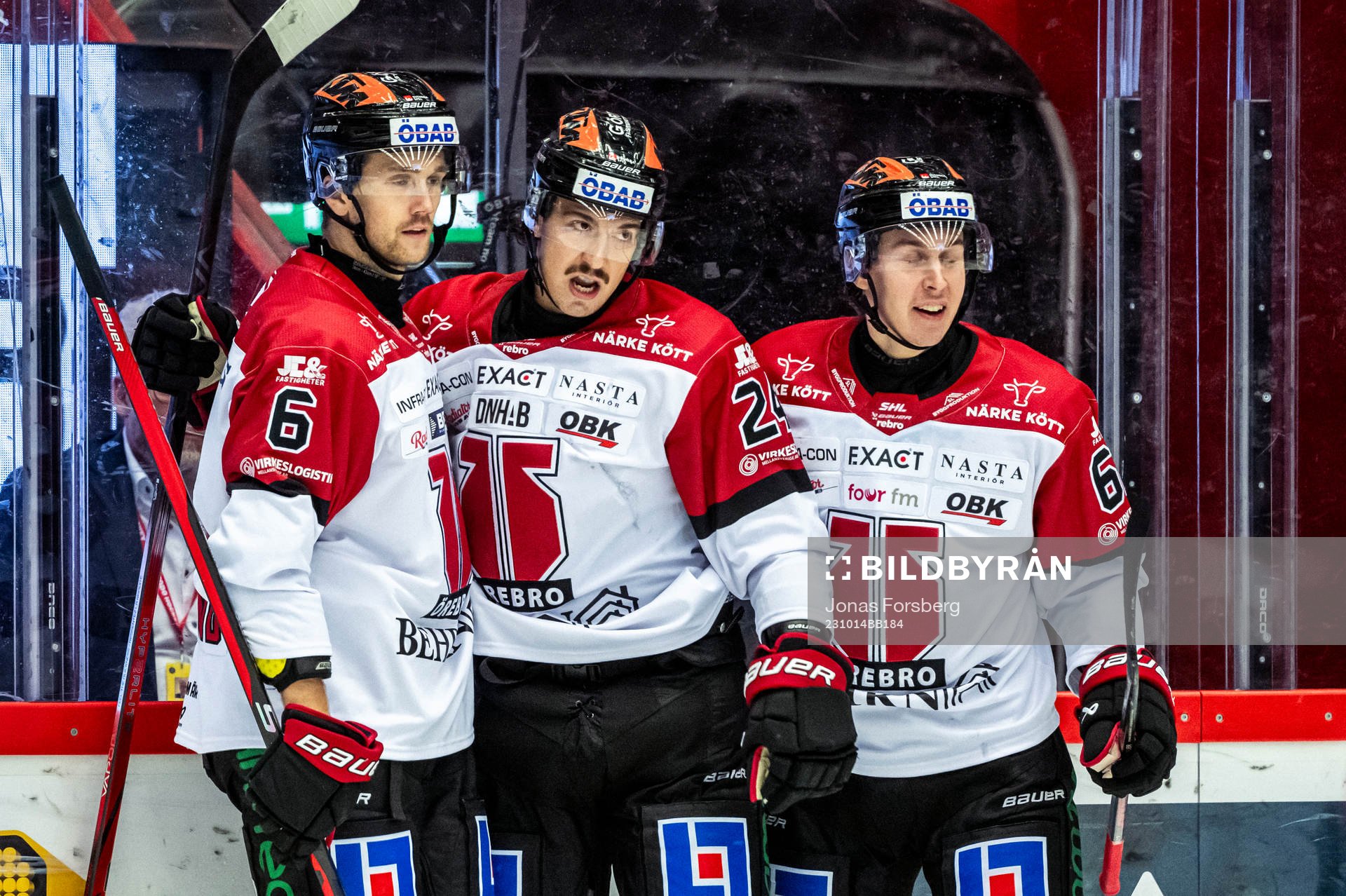 Örebros Hannes Björninen jublar