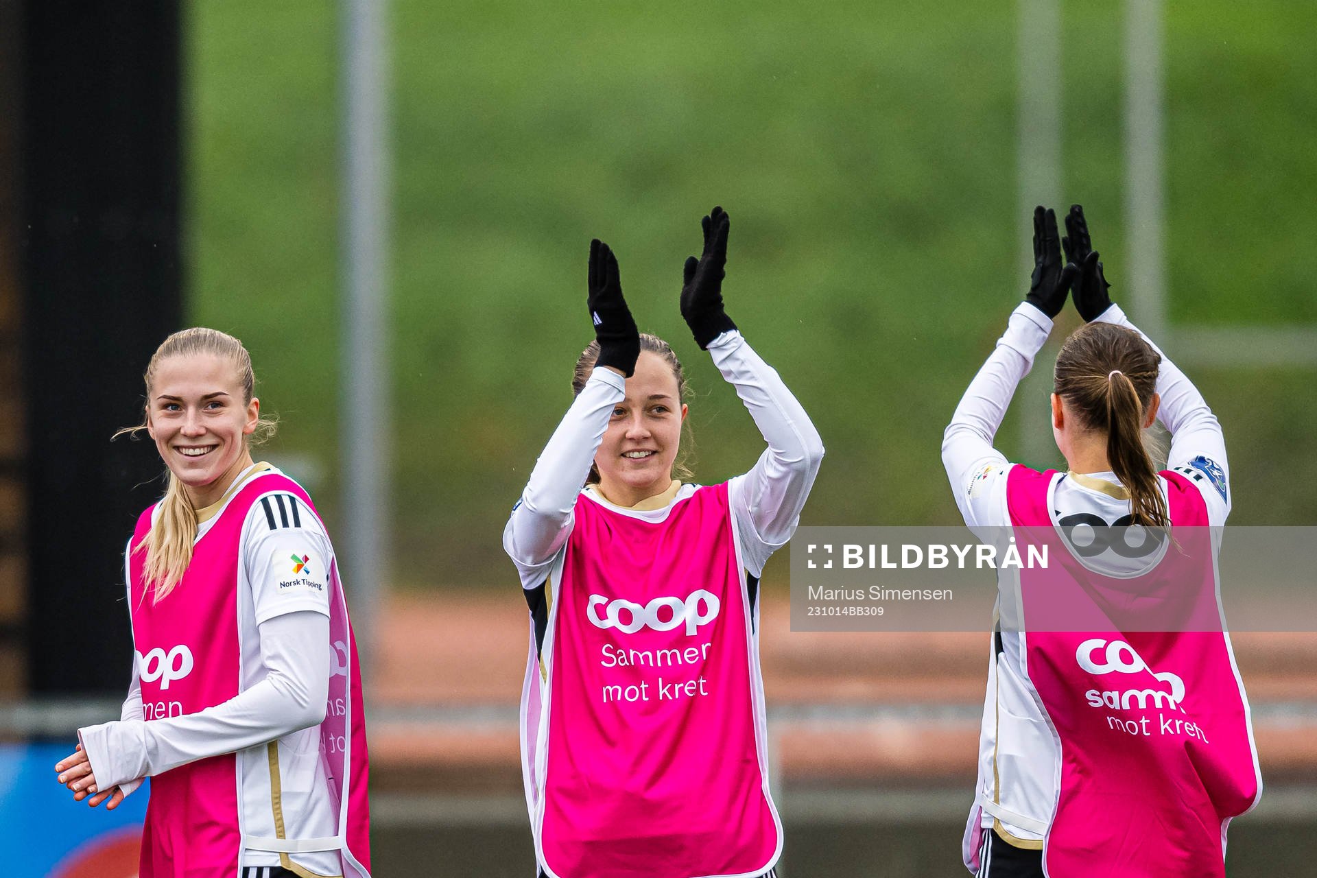 Emilie Nautnes and Camilla Linberg of Rosenborg