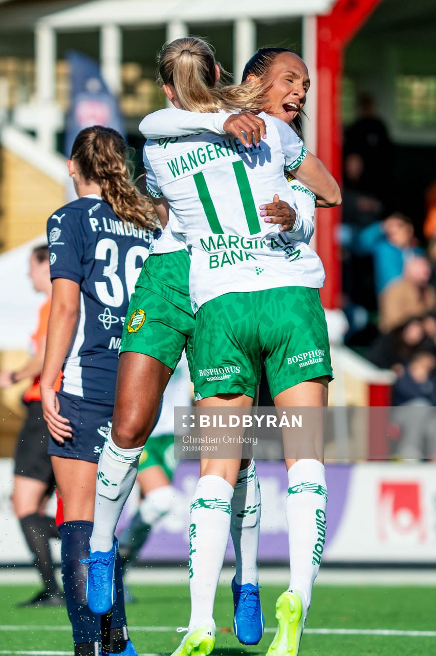 Hammarbys Ellen Wangerheim jublar