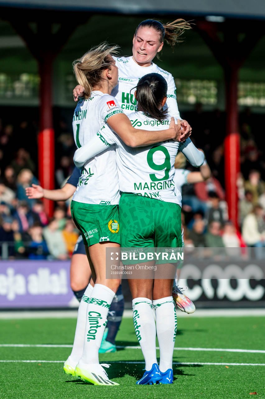 Hammarbys Ellen Wangerheim jublar
