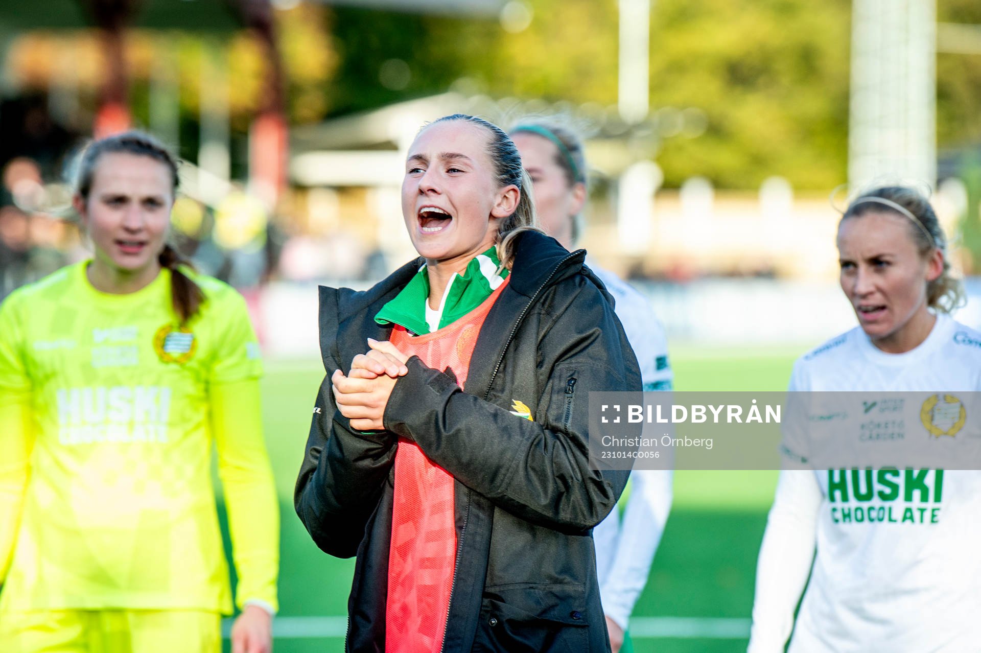 Hammarbys Ellen Wangerheim jublar