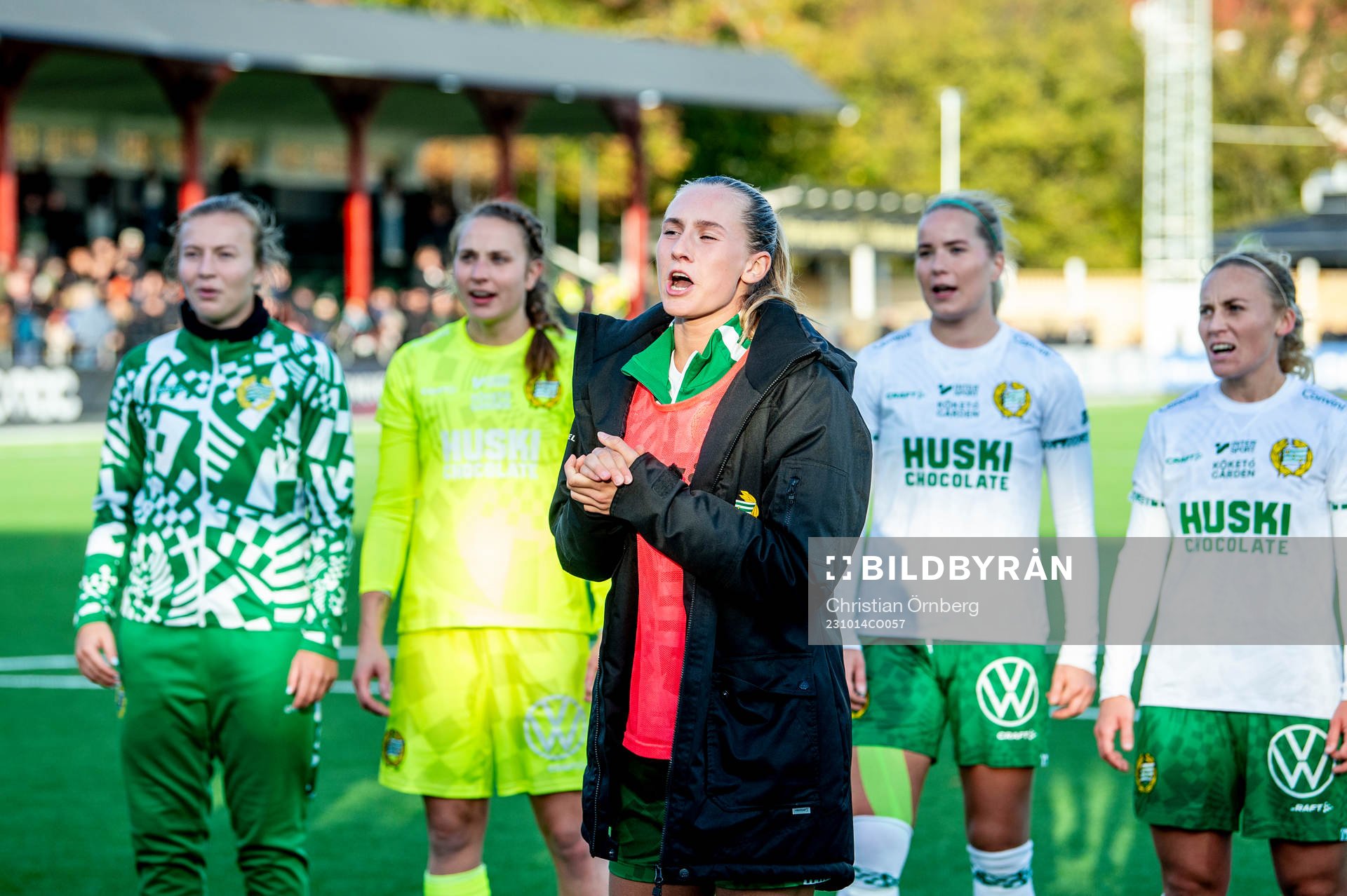 Hammarbys Ellen Wangerheim jublar