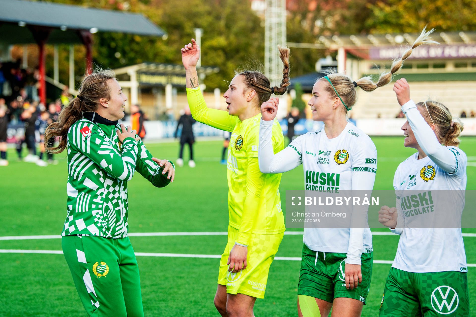 under fotbollsmatchen i Damallsvenskan mellan FC Rosengård