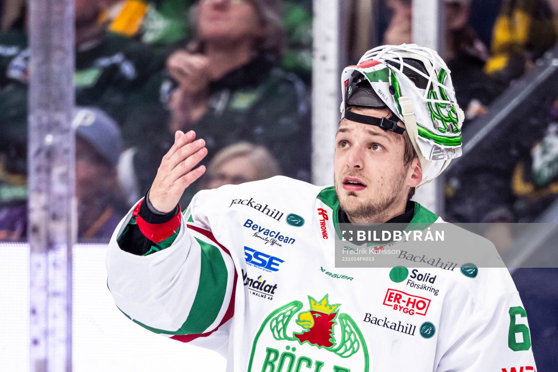 Rögles målvakt Petr Kvaca