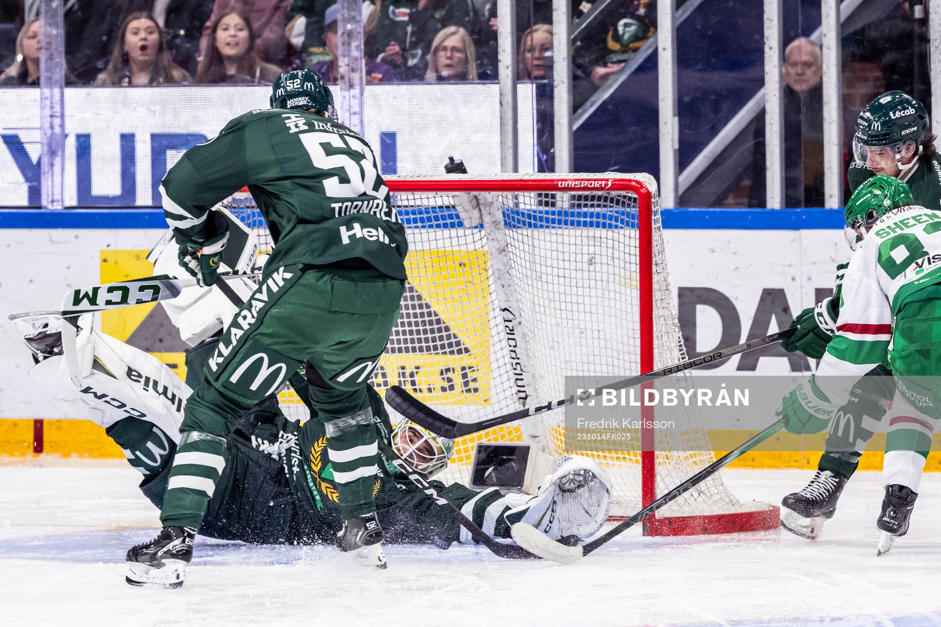 Färjestads målvakt Maxime Lagacé