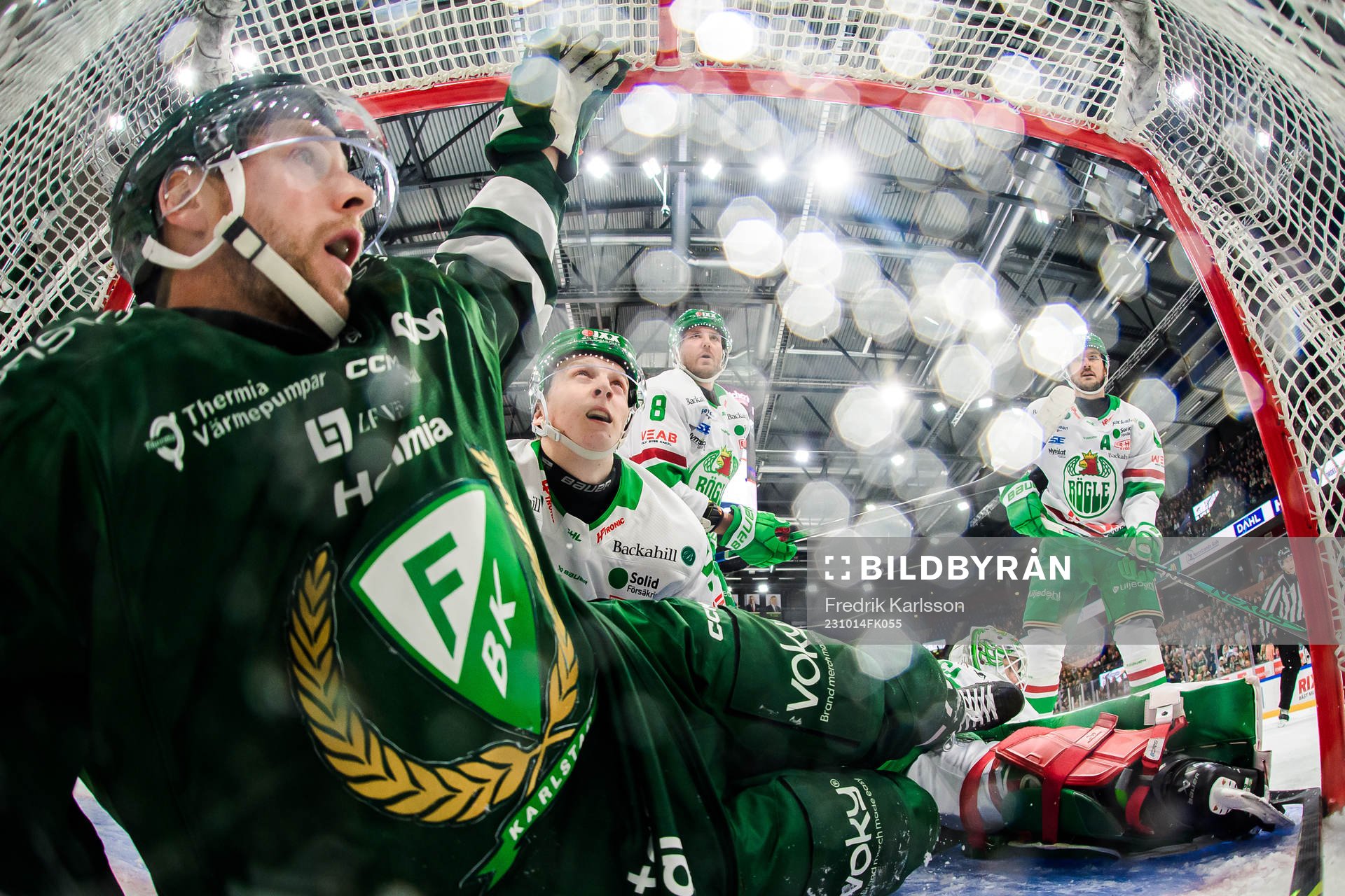 Färjestads Per Åslund jublar