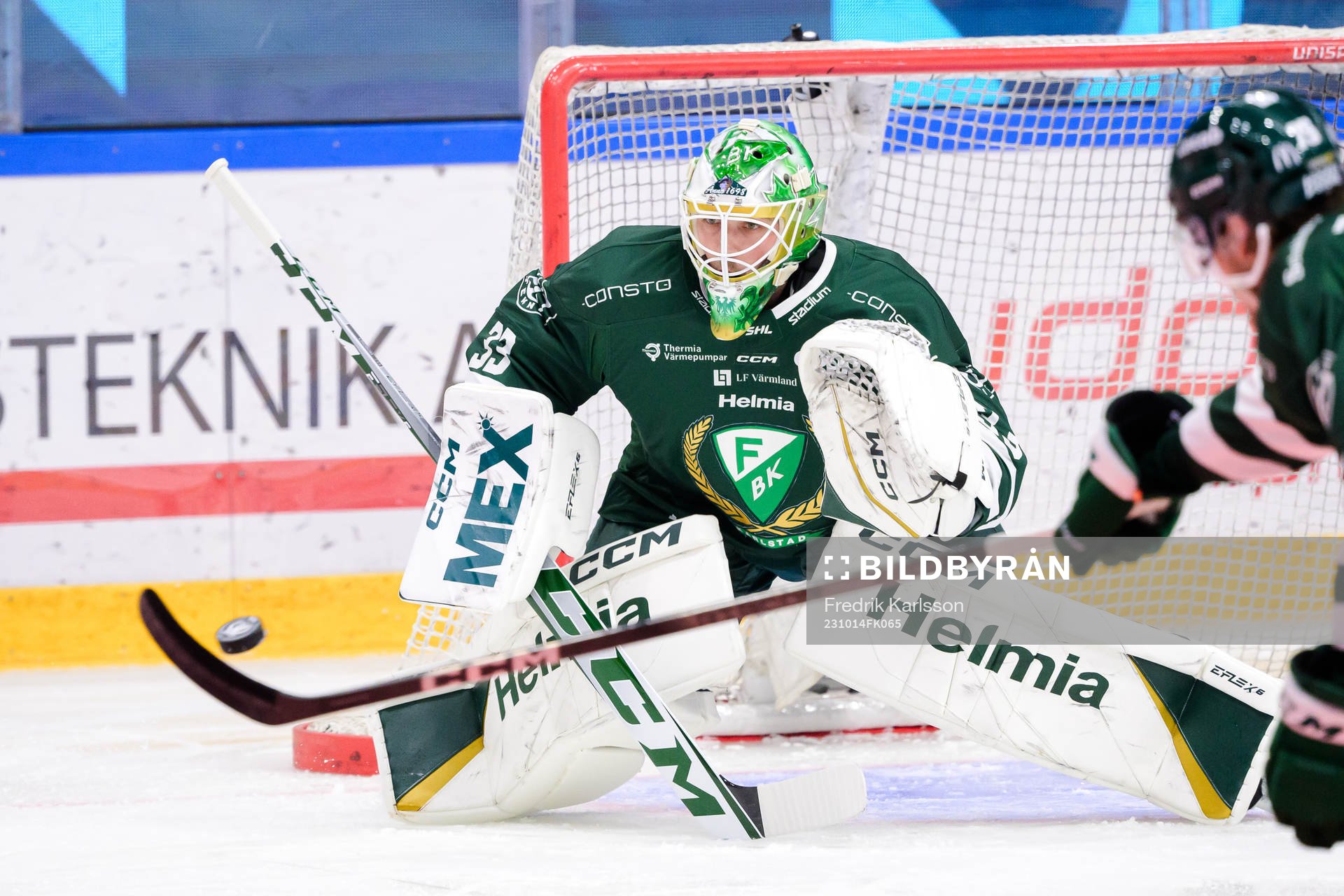 Färjestads målvakt Maxime Lagacé