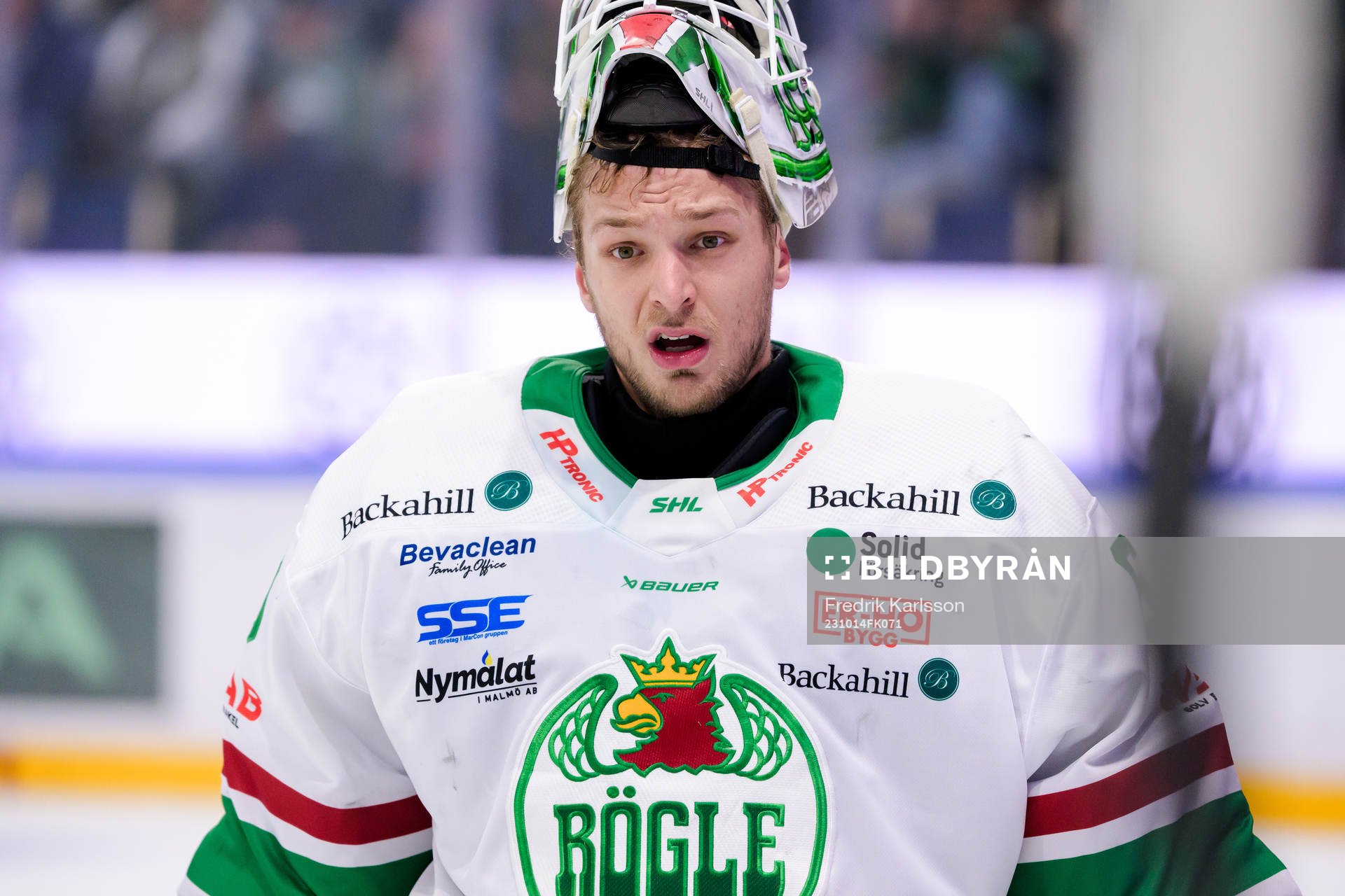 Rögles målvakt Petr Kvaca deppar