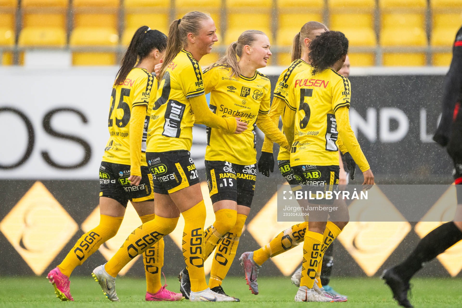Elfsborgs spelare jublar