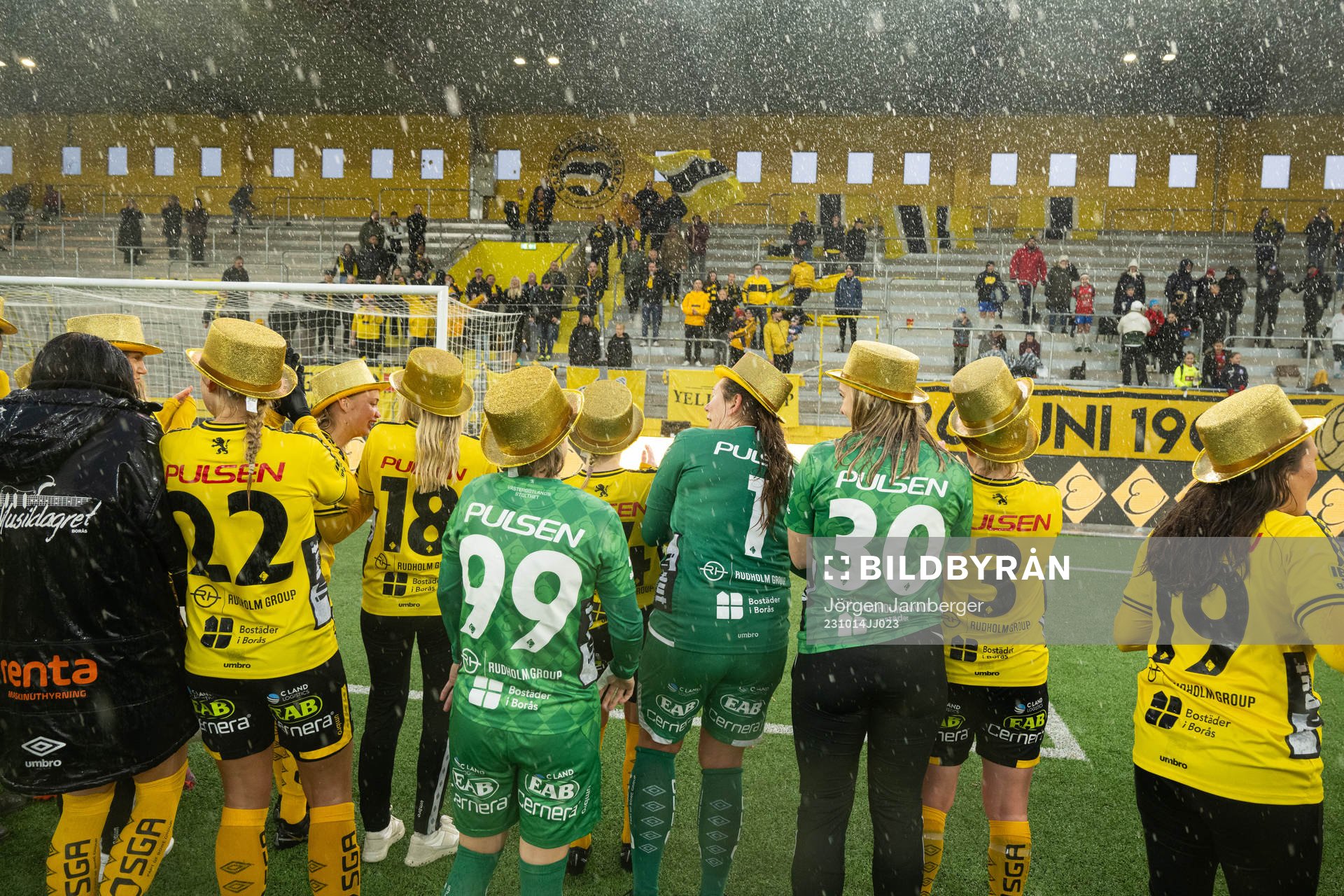 Elfsborgs spelare jublar