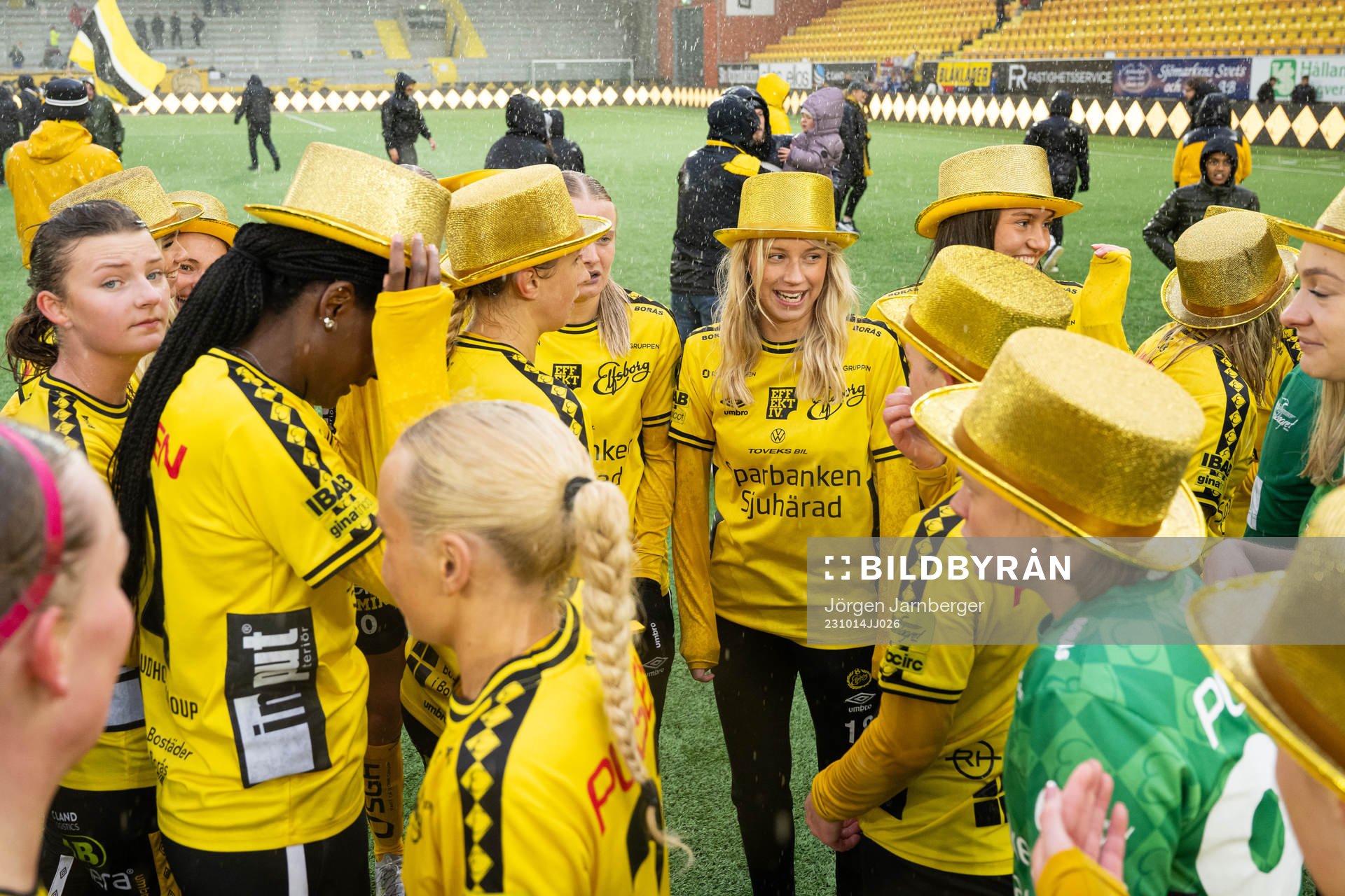 Elfsborgs spelare jublar