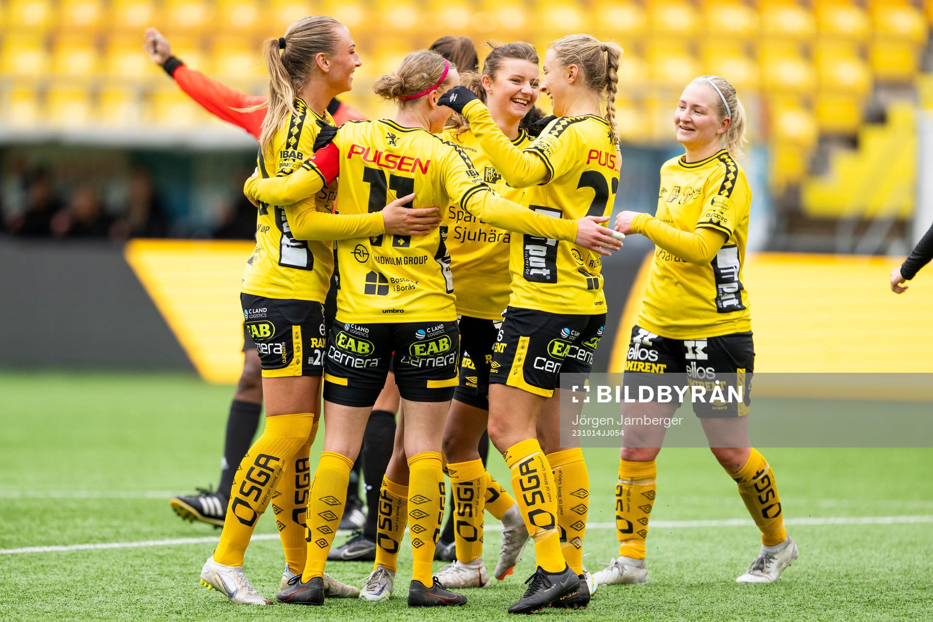 Elfsborgs spelare jublar