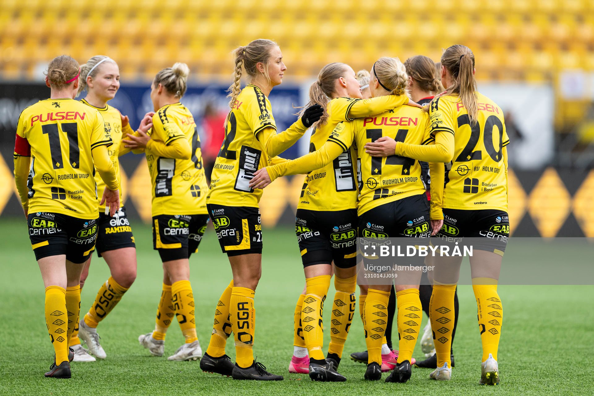 Elfsborgs spelare jublar