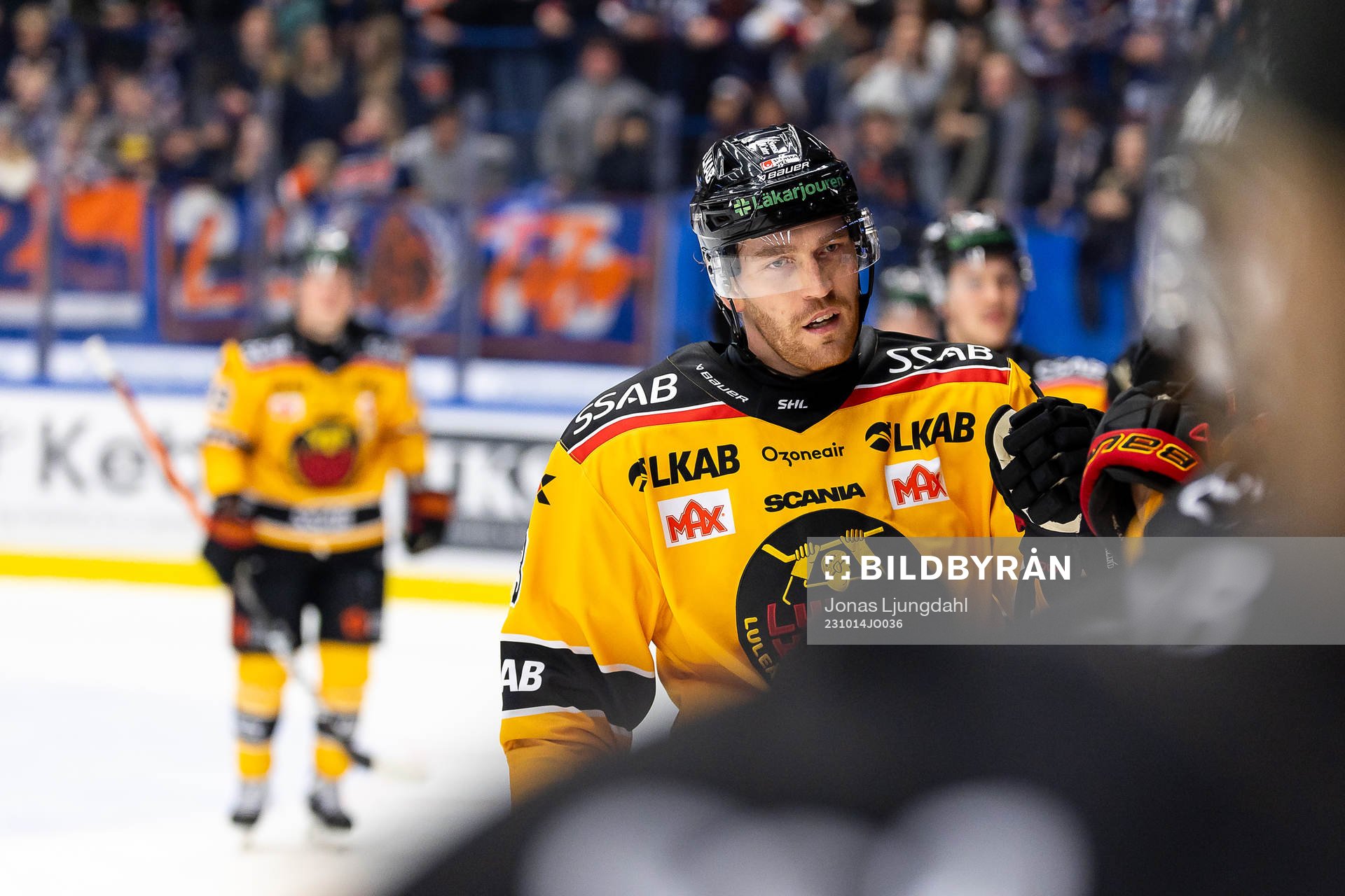 Luleås Oscar Eklind jublar