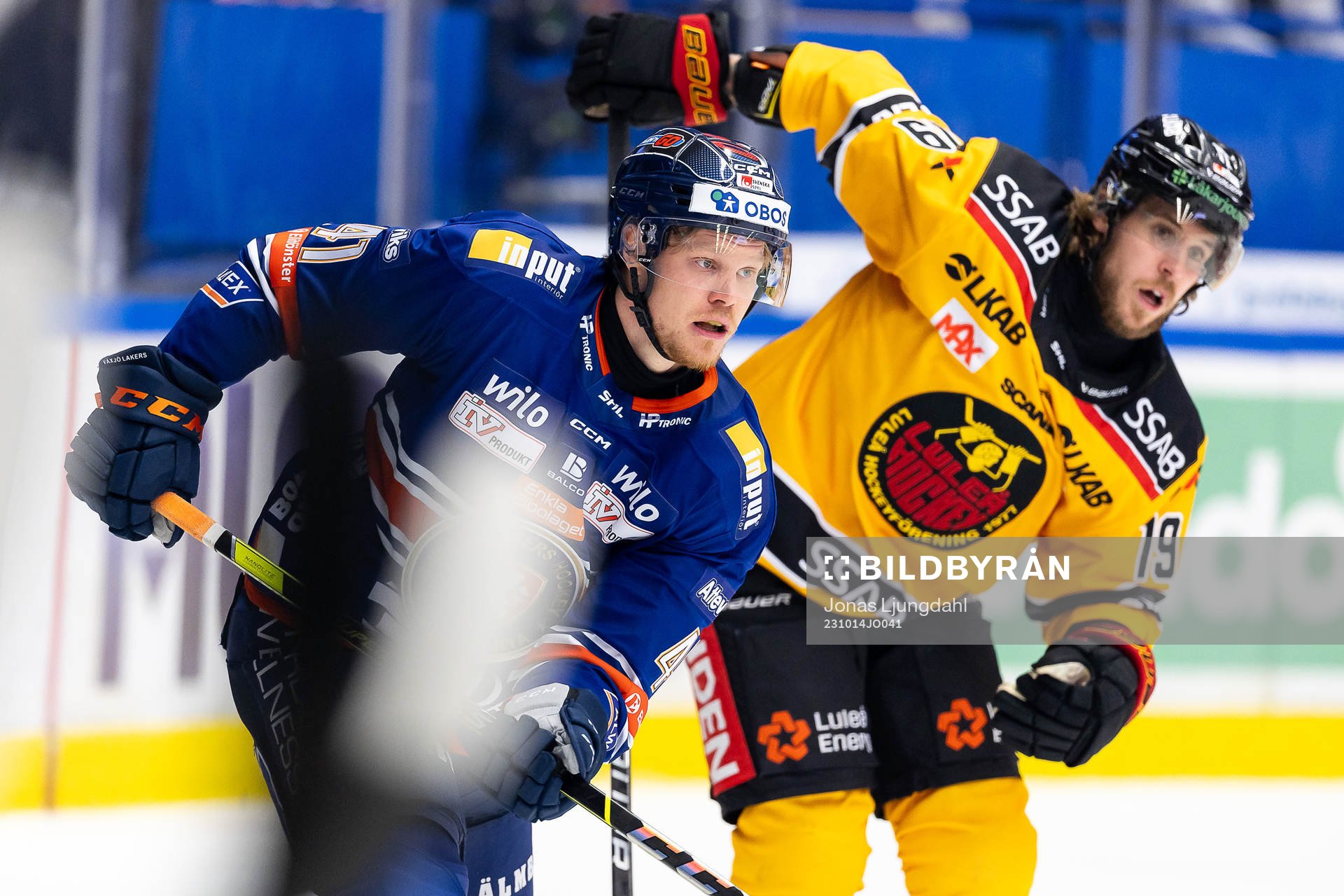 Växjös Ludvig Nilsson och Luleås Mario Kempe