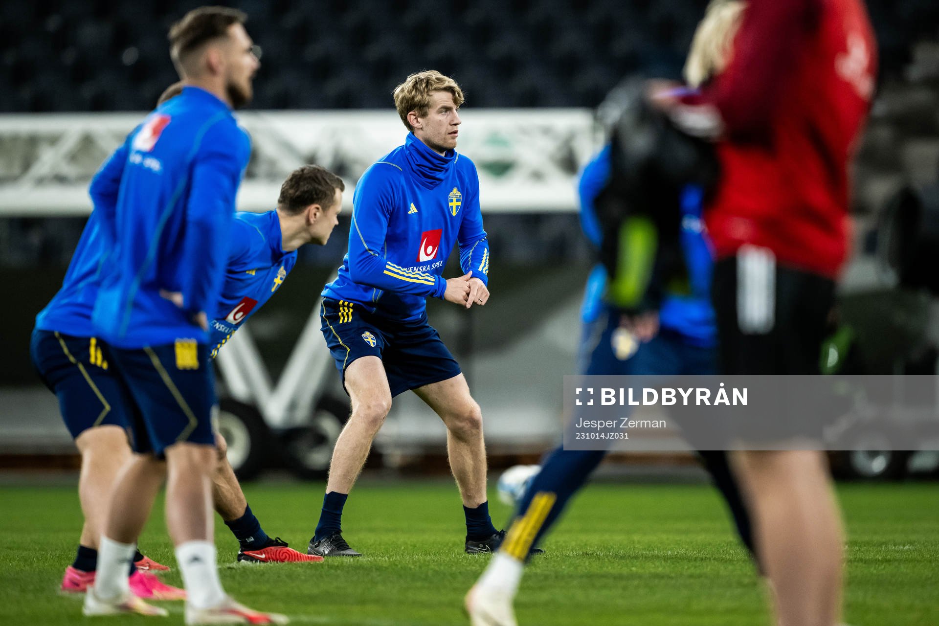 Filip Helander of the Swedish football national team at a