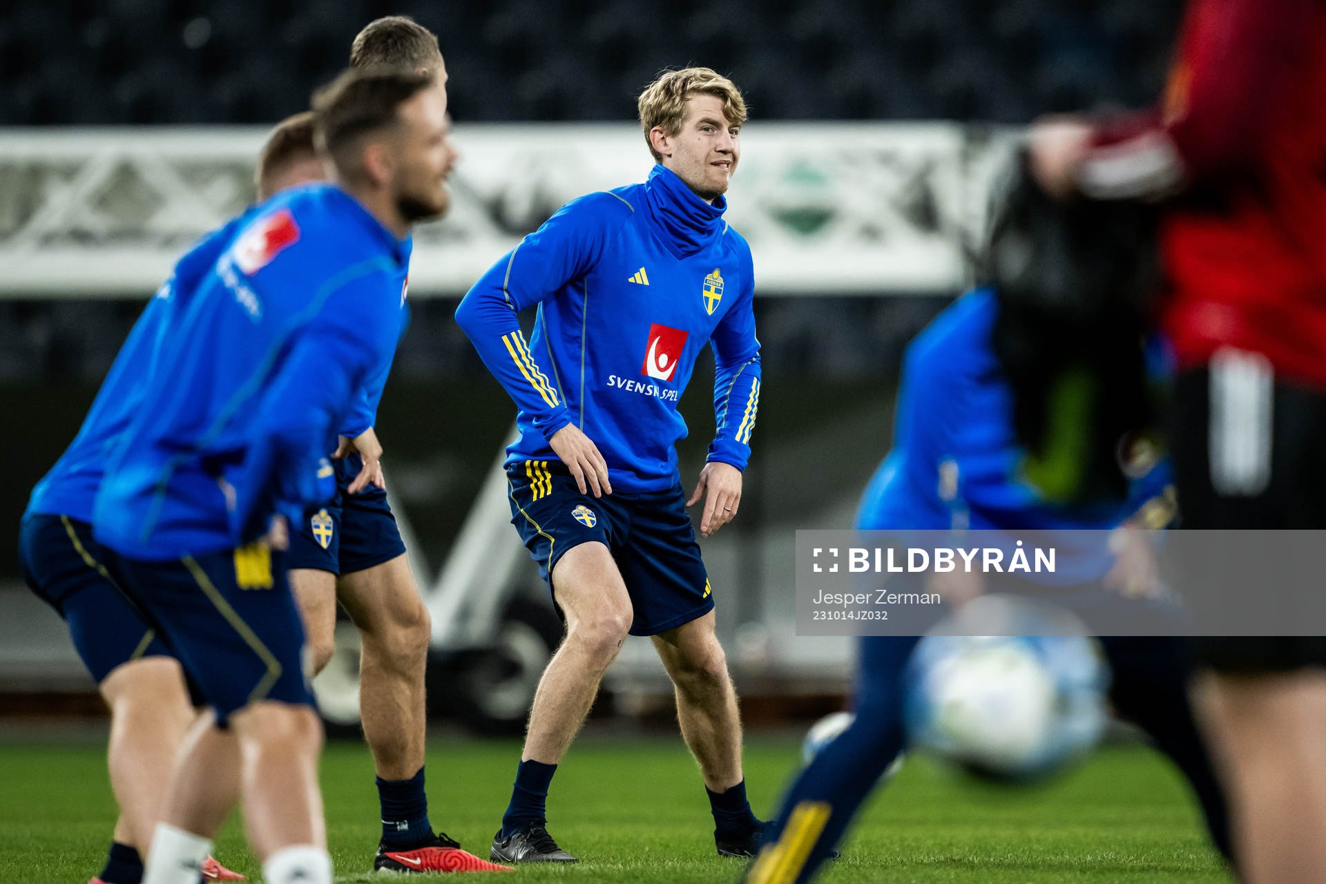 Filip Helander of the Swedish football national team at a