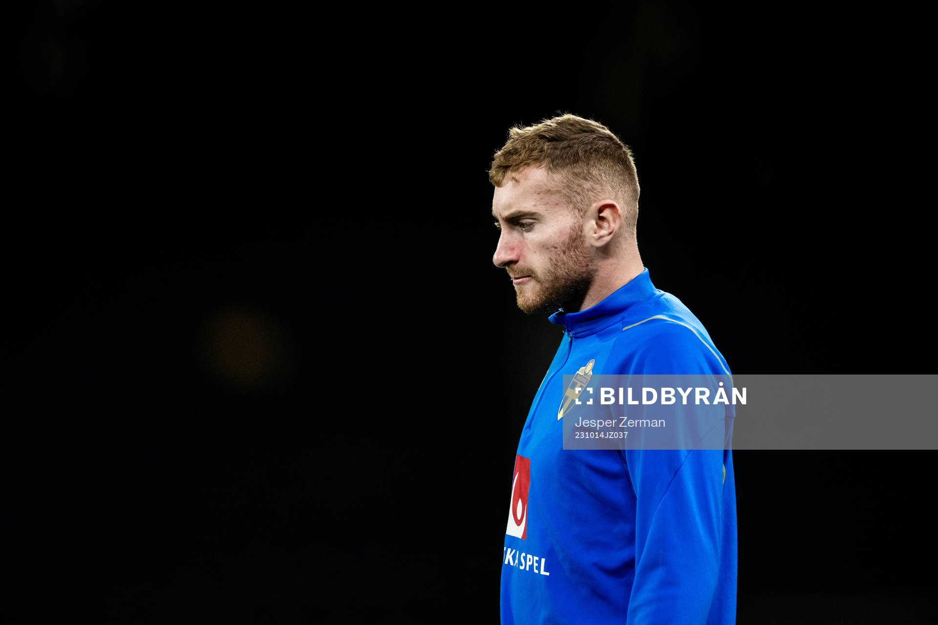 Dejan Kulusevski of the Swedish football national team at a