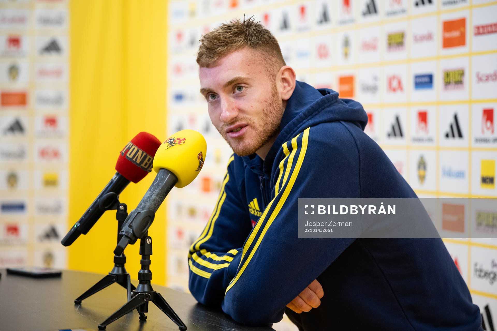 Dejan Kulusevski of the Swedish football national team