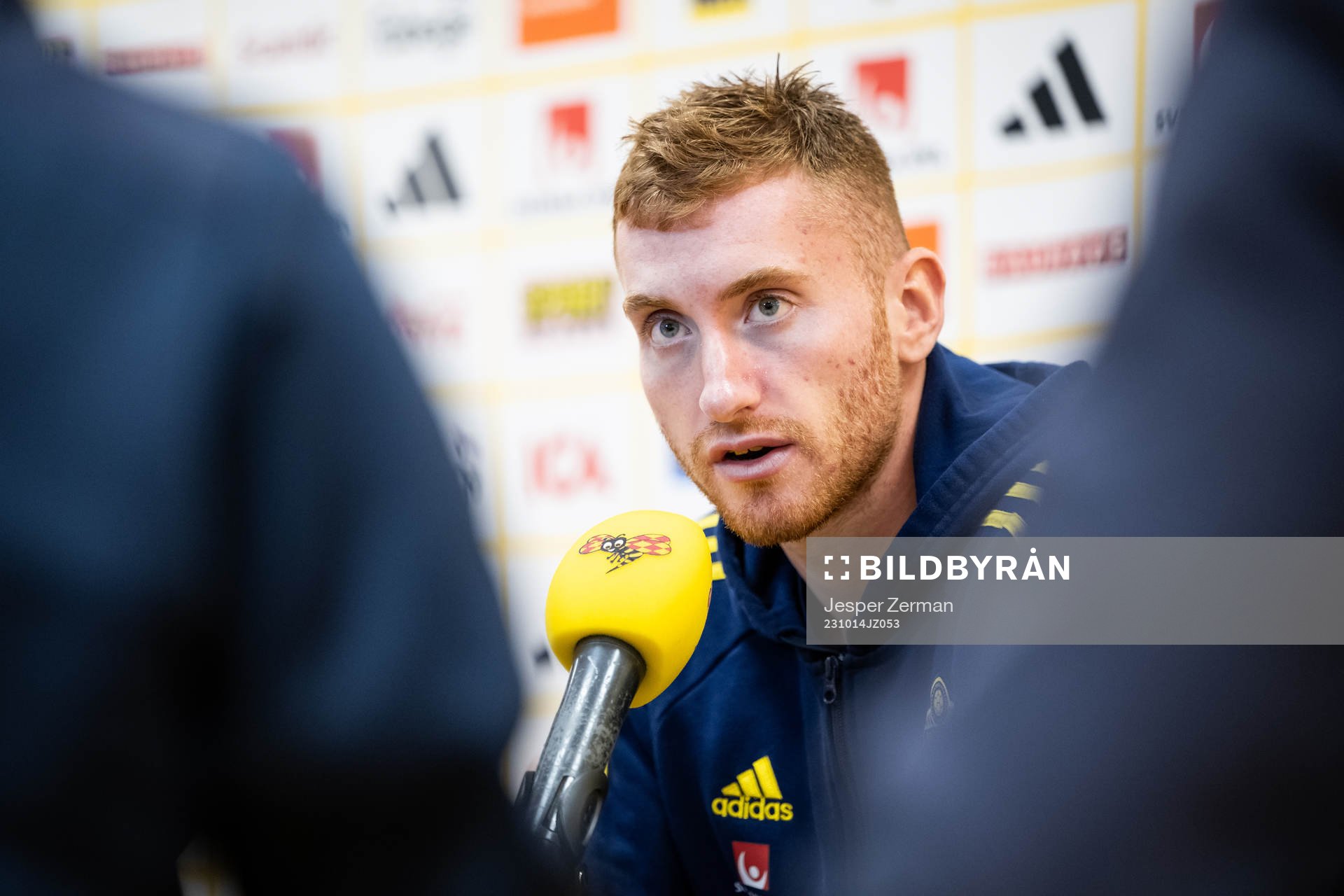 Dejan Kulusevski of the Swedish football national team