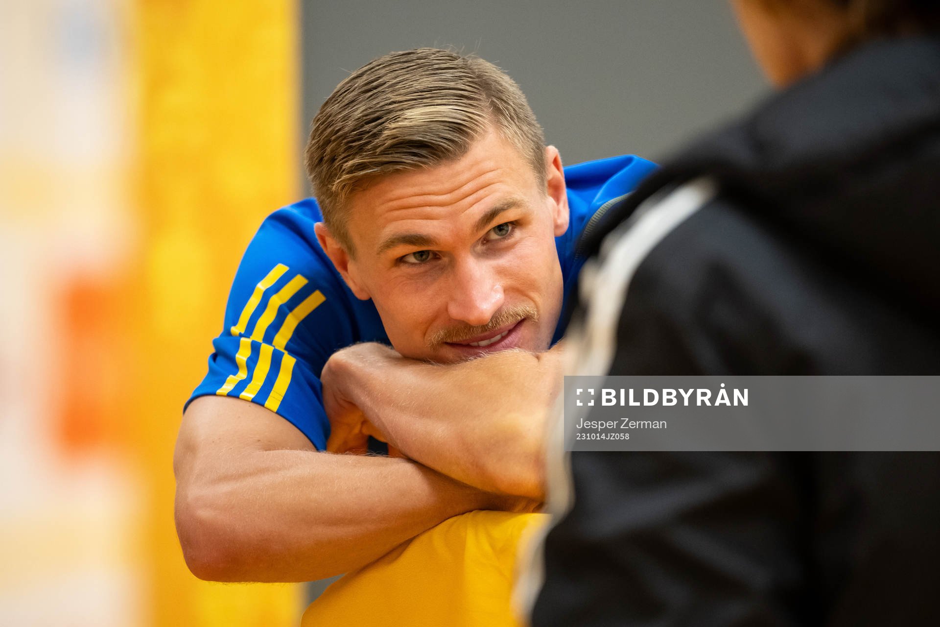Carl Starfelt of the Swedish football national team