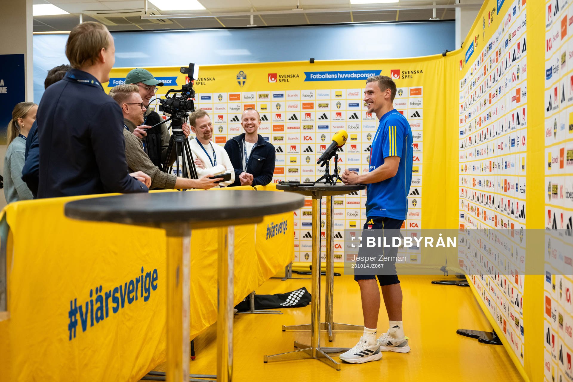 Carl Starfelt of the Swedish football national team