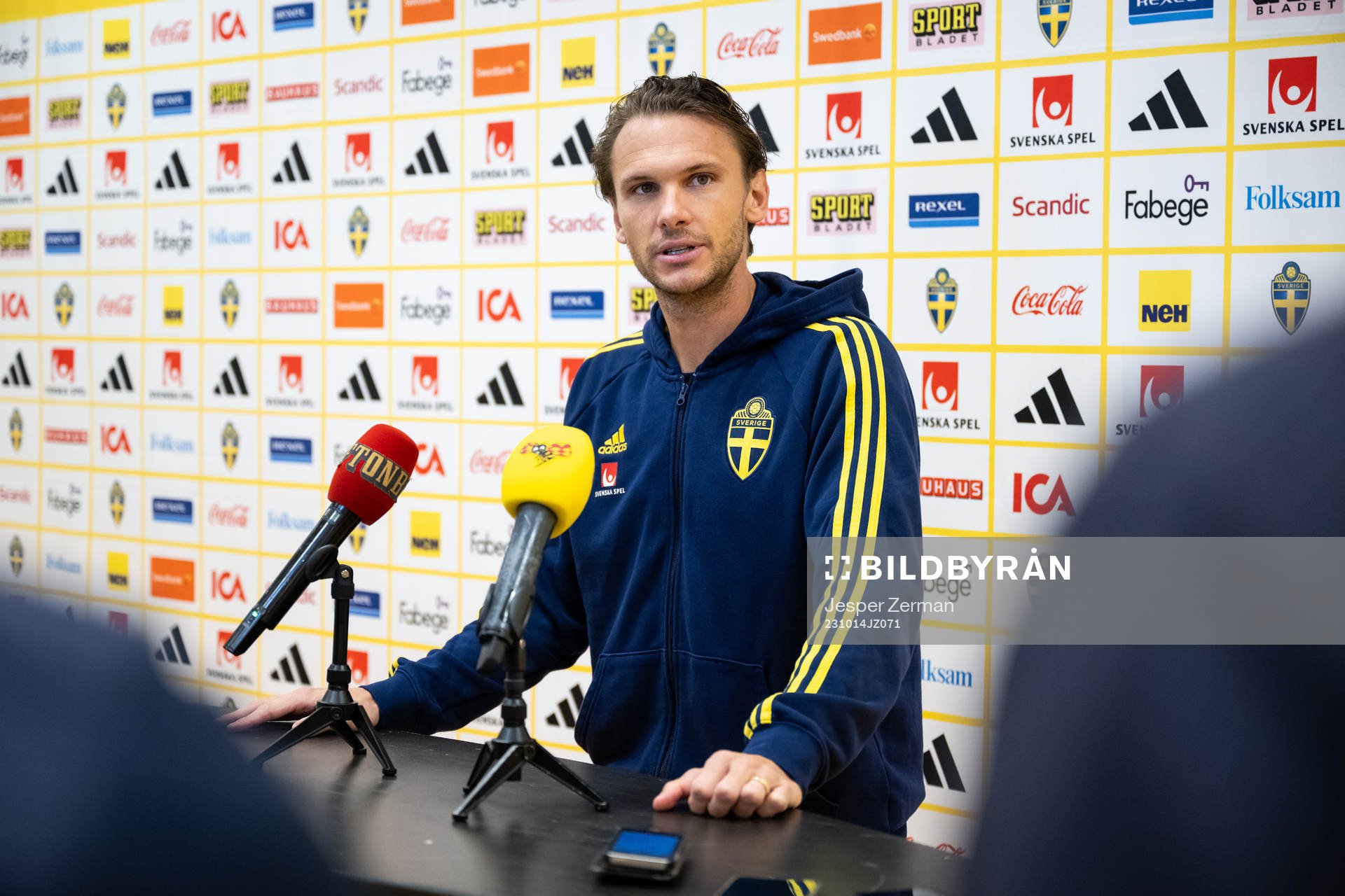 Albin Ekdal of the Swedish football national team